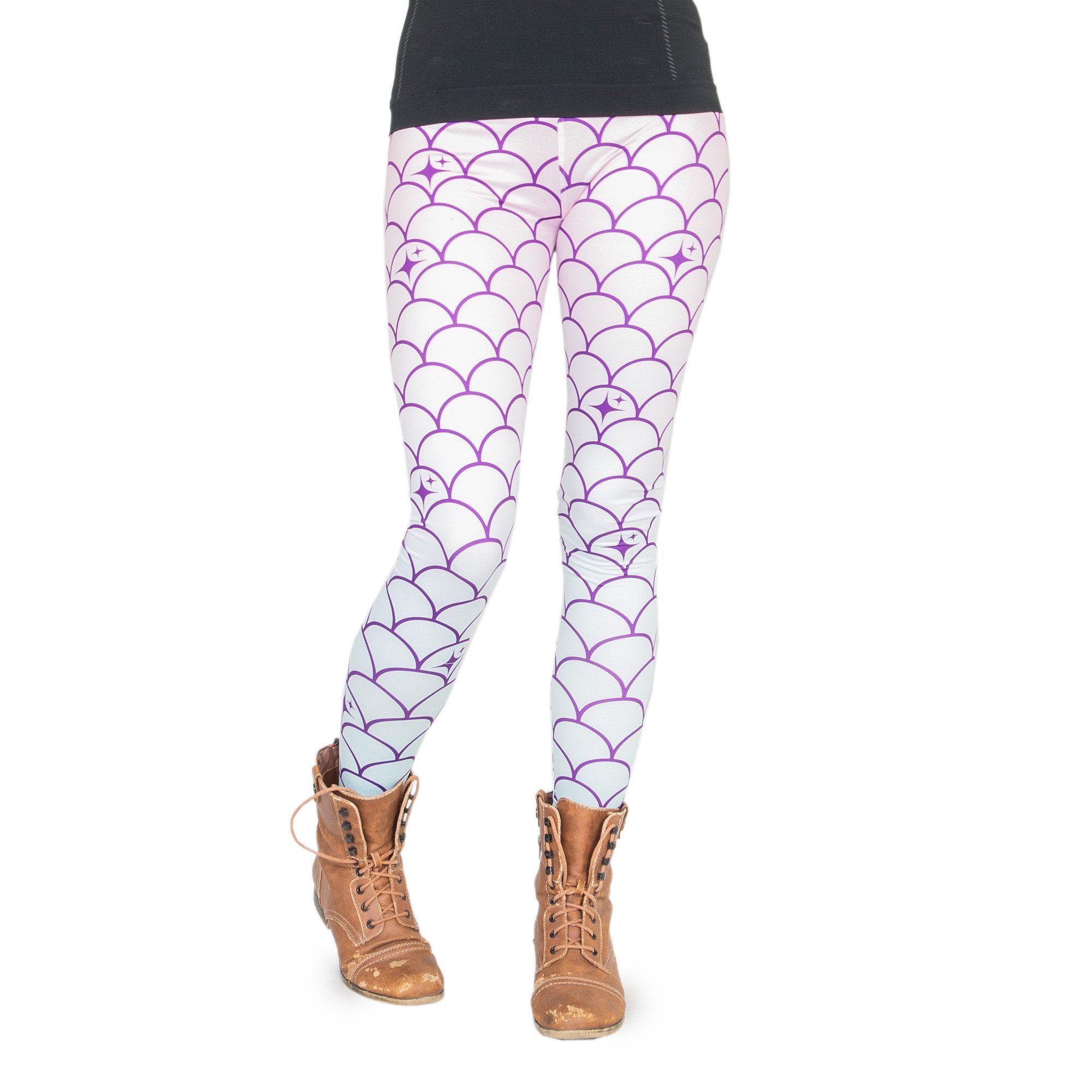 cosey Leggings Motiv-Leggings (Einheitsgröße) - Design Meerjungfrau Rosa (a günstig online kaufen