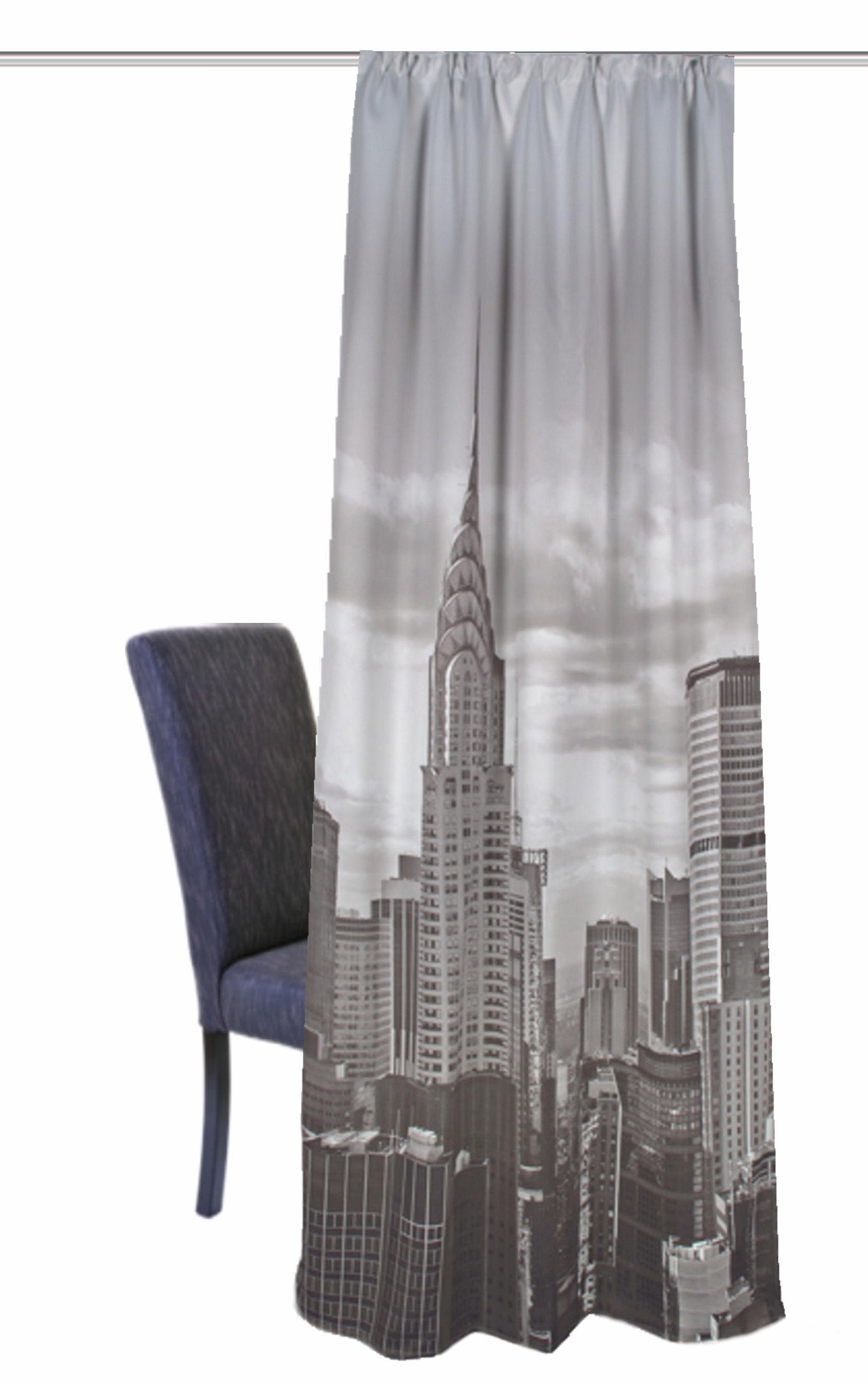 Vorhang NEW YORK HOME WOHNIDEEN Smokband 1 Stück