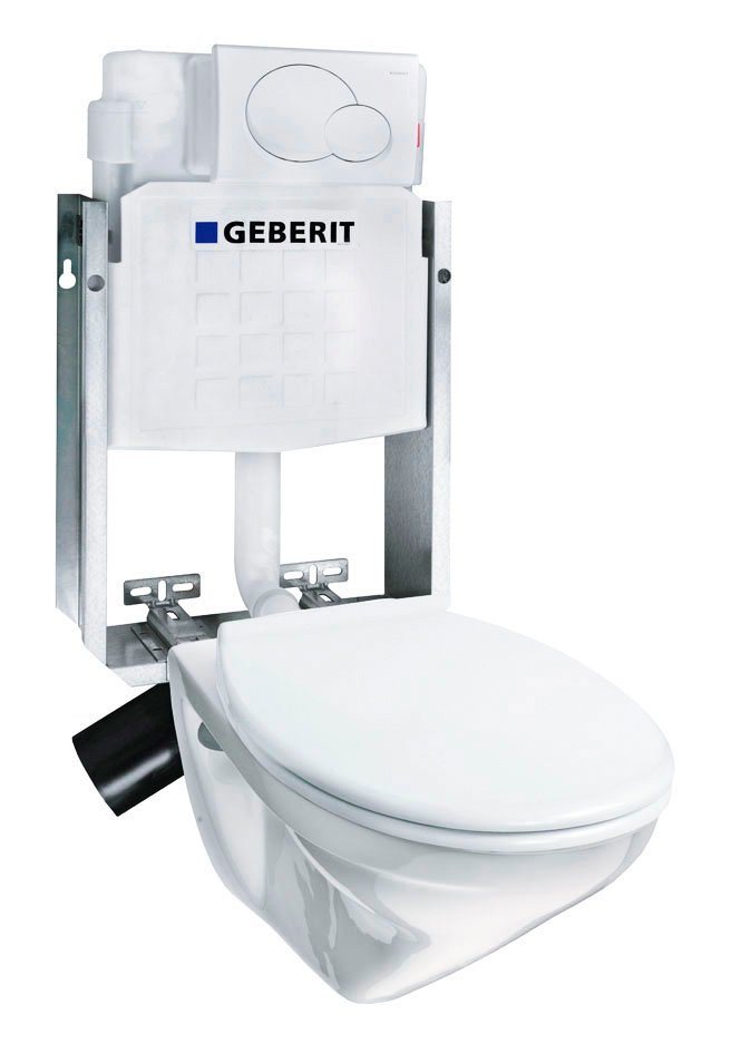 Villeroy & Boch Komplett-Set: Wand WC »Omnia Pro«, inkl. Geberit ... Villeroy & Boch Komplett-Set: Wand WC »Omnia Pro«, inkl. Geberit ...