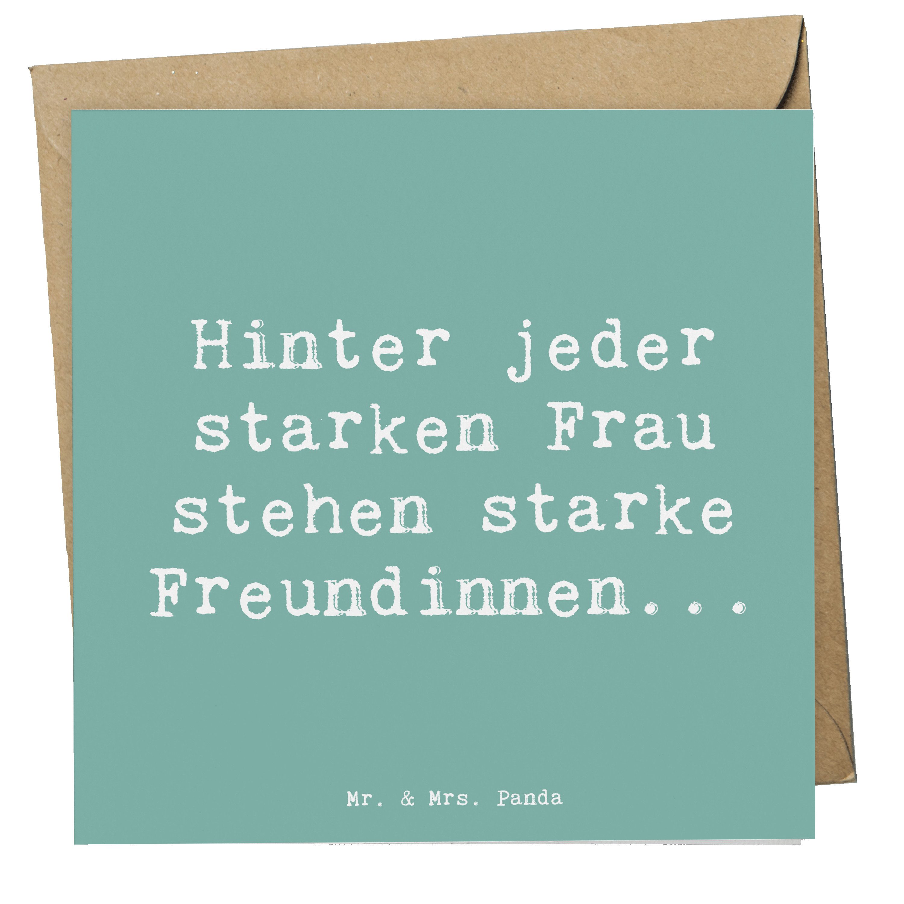 Grußkarte Hoffnung Freundinnen - Meeresbrise - Geschenk, Verbindung Frauen, Sti