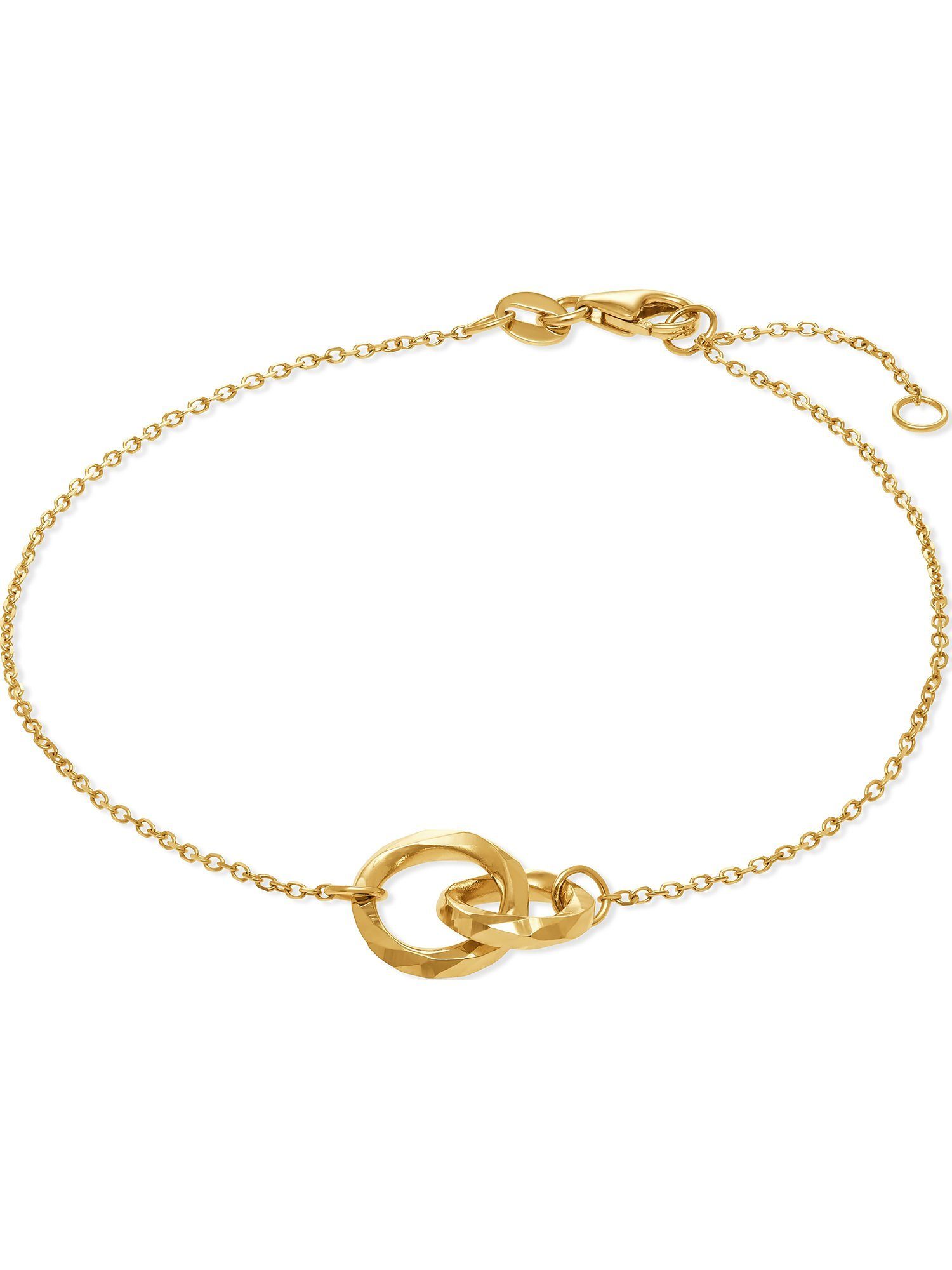 FAVS Silberarmband FAVS Damen-Armband 375er Gelbgold