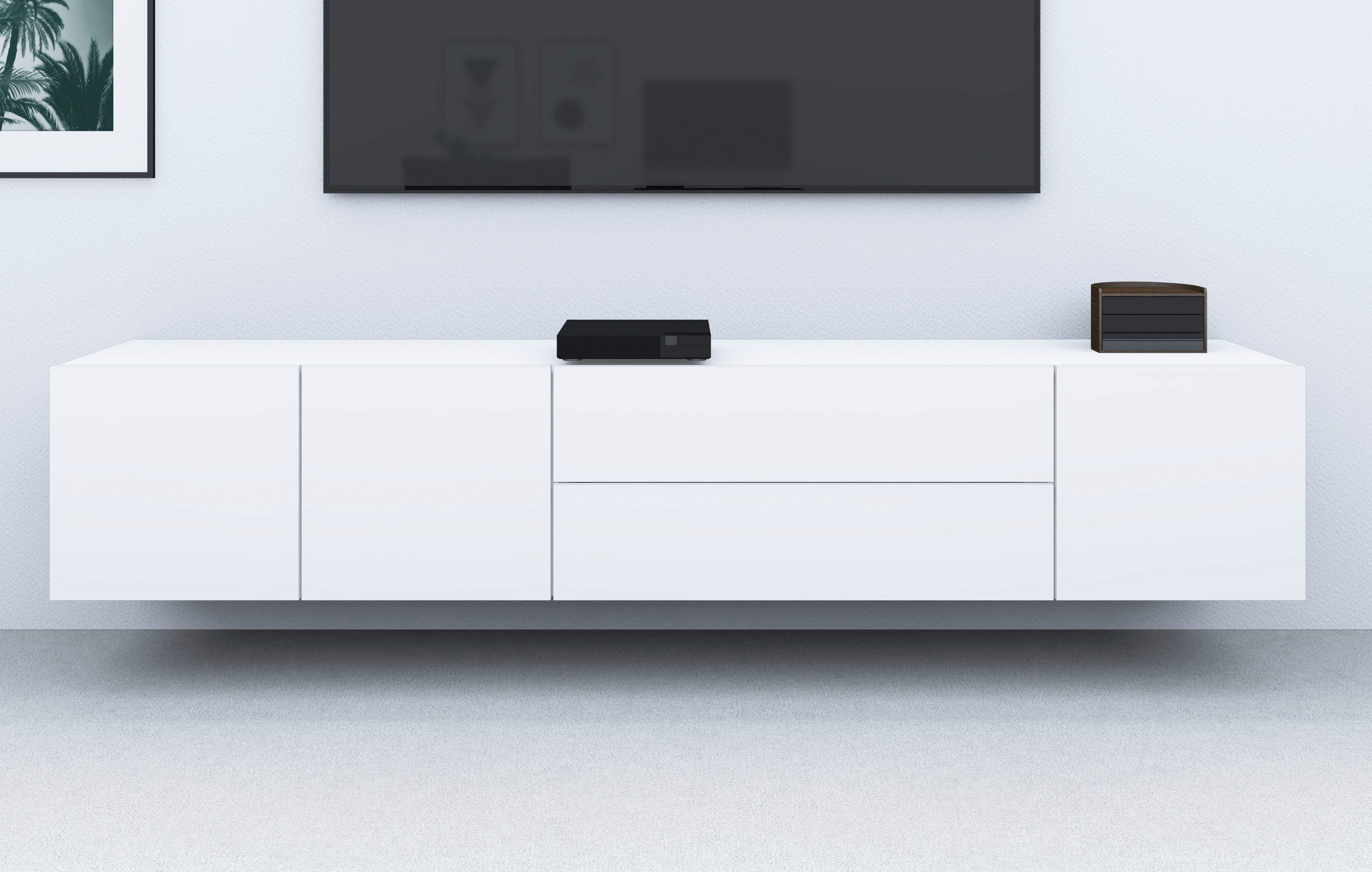 borchardt Möbel Lowboard Sophia, Breite 190 cm, hängend montierbar