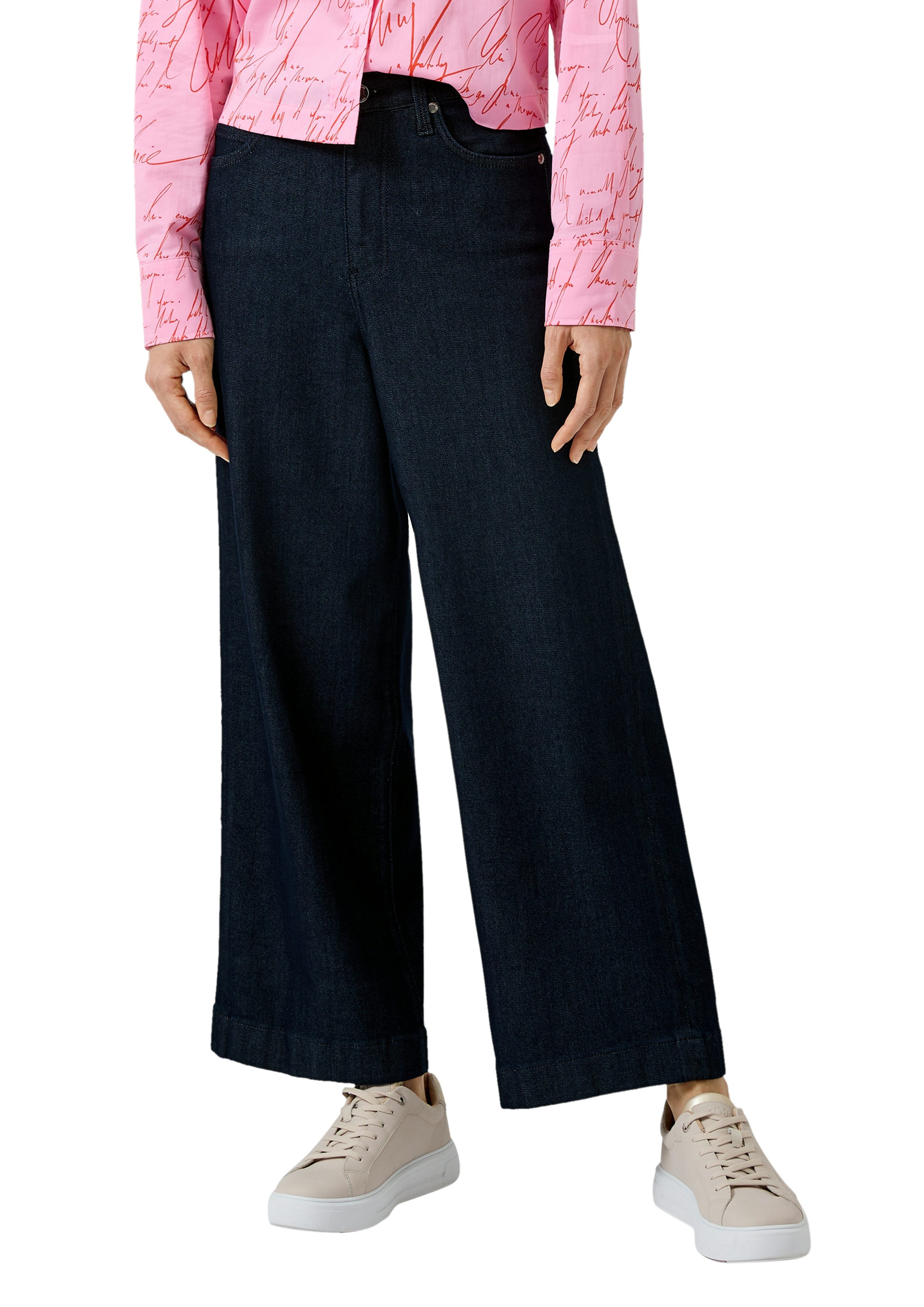 s.Oliver BLACK LABEL Weite Jeans im Five-Pocket Style