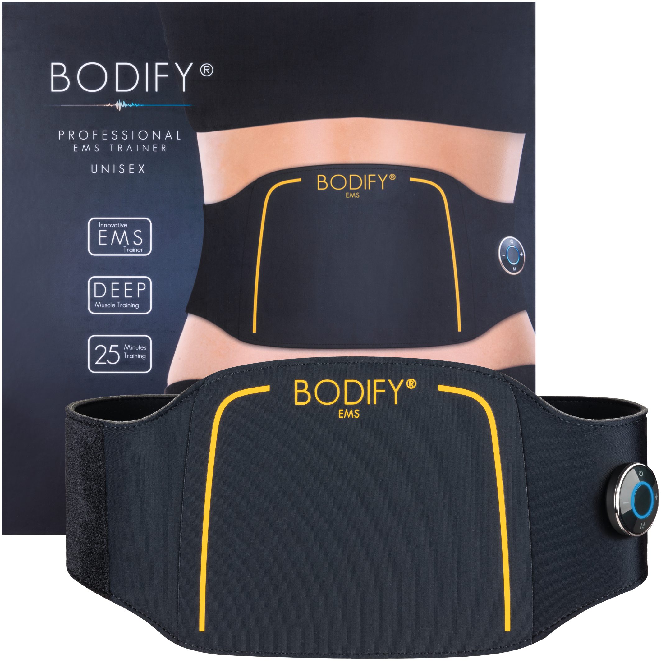 BODIFY Rückengürtel - EMS Rückentrainer Pro - Muskelaufbau im Rücken &  verbesserte Haltung