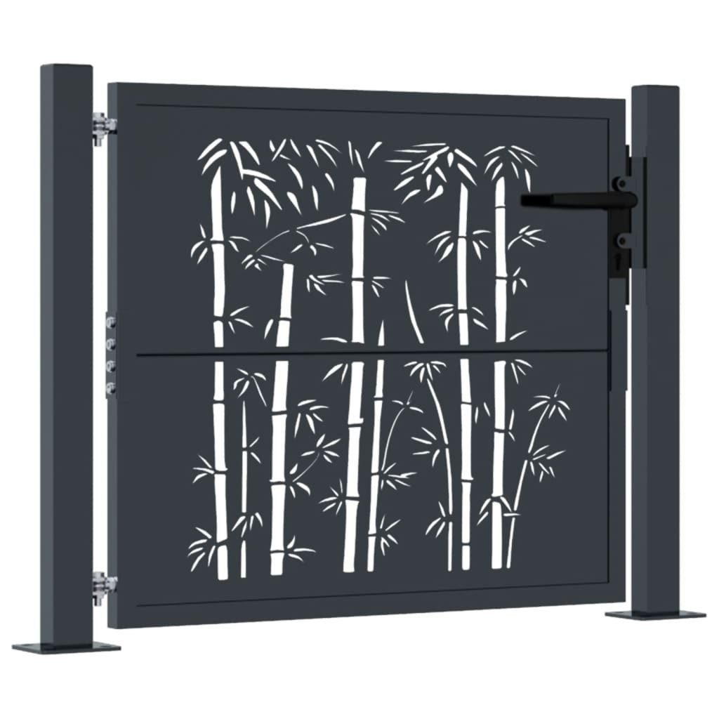 vidaXL Gartentor Gartentor Anthrazit 105x80 cm günstig online kaufen