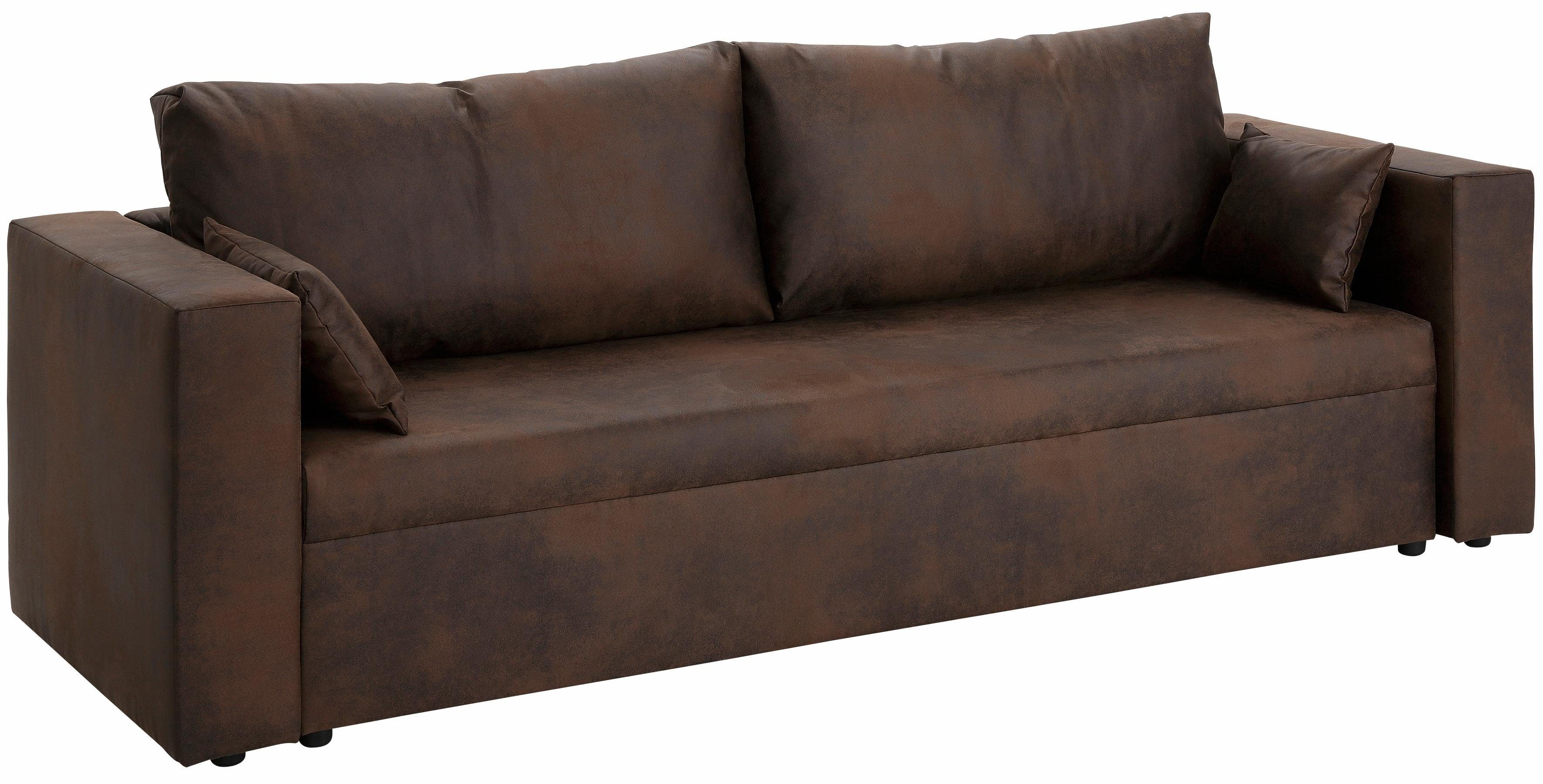 3-Sitzer PUR von HOME AFFAIRE in braun - ab 379,99€