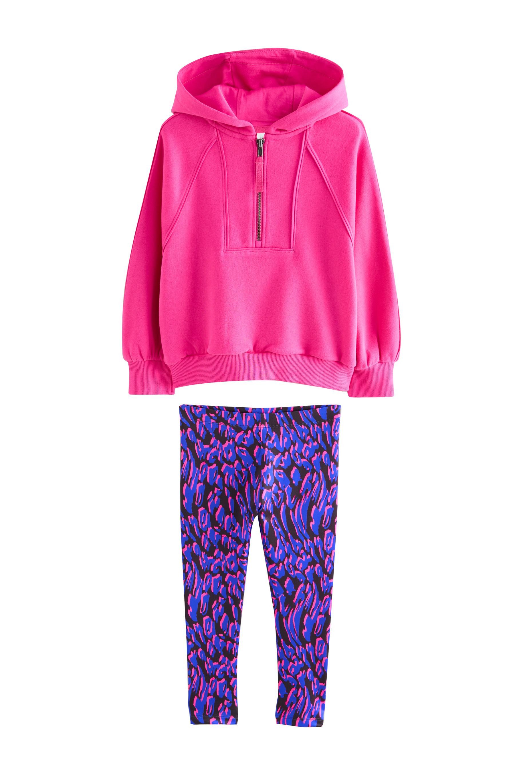 Next Top & Leggings Kapuzensweatshirt und Sport-Leggings im Set (2-tlg)