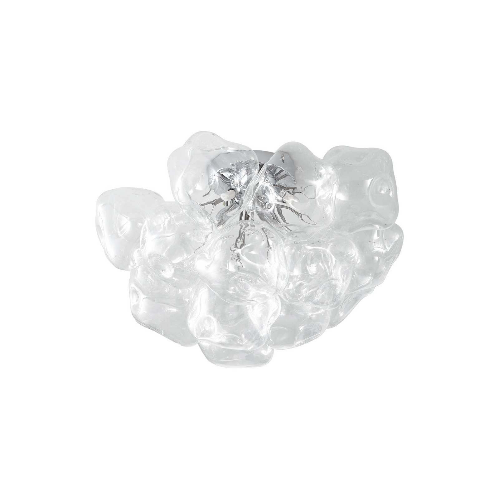 Lucande Deckenleuchten Diborah, Glas Transparent IP20, 4 x 8 W LED