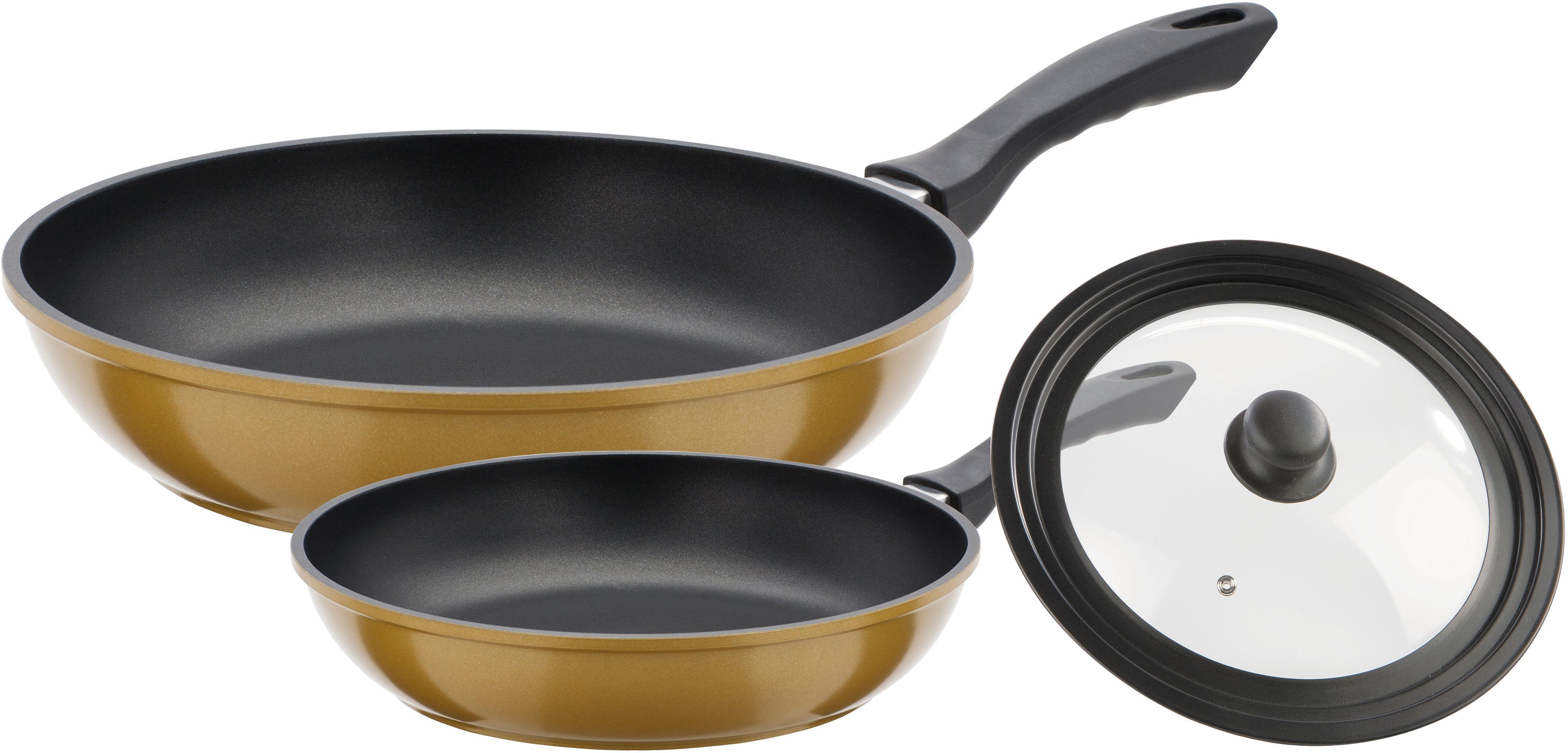 GSW Pfannen-Set »GOURMET PREMIUM COLOR«, Aluminiumguss (Set, 3-tlg), Induktion online kaufen | OTTO