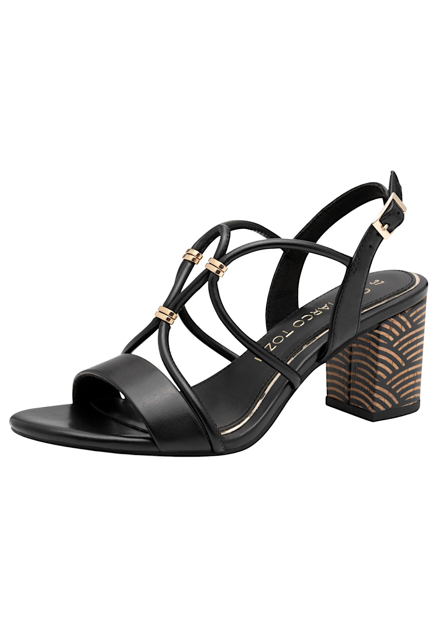 MARCO TOZZI 2-28311-44 001 Black Sandale günstig online kaufen