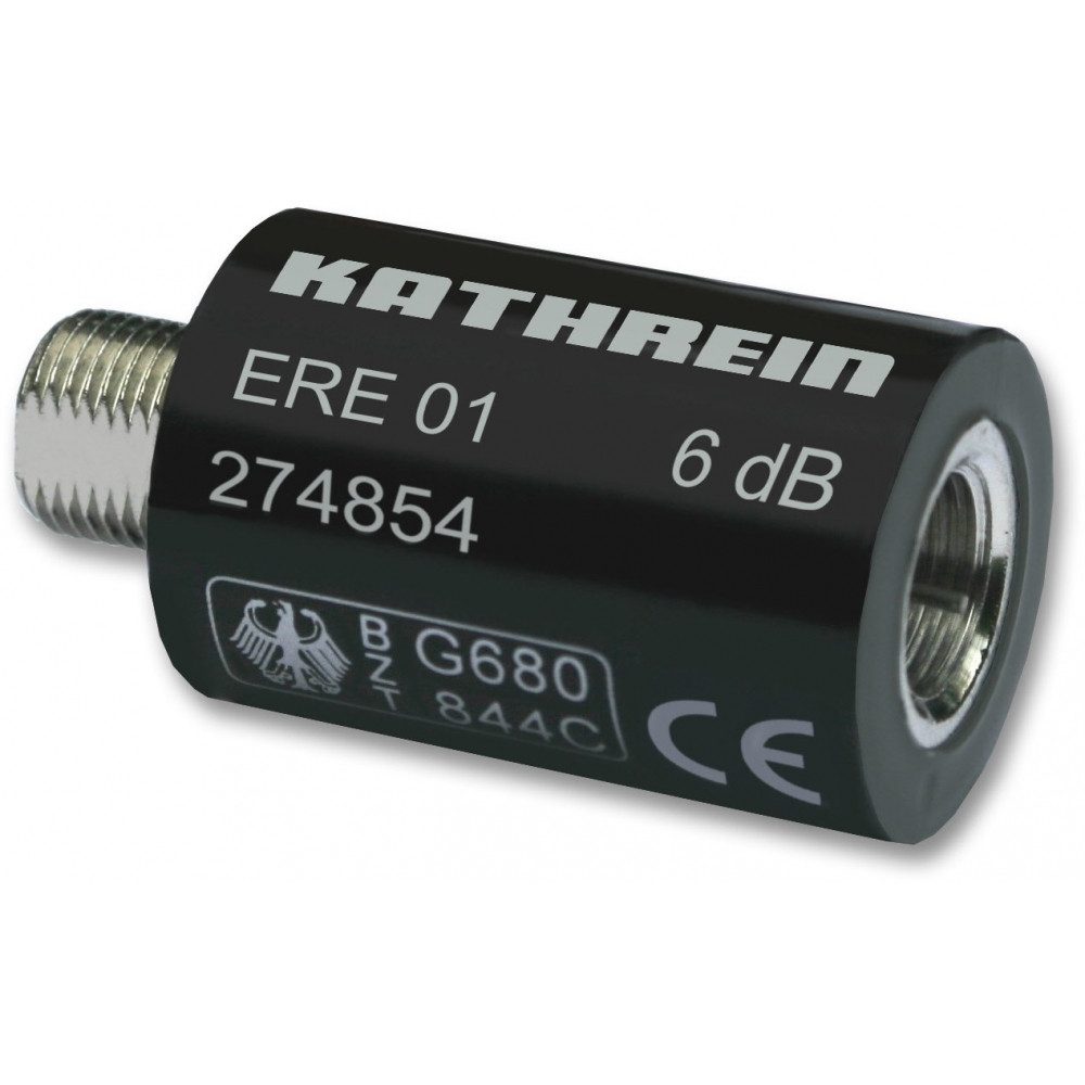 Kathrein kathrein ere 02 dämpfungsstecker 12 dB für SAT-Anlagen. Camping Sat-Anlage (Kabellos), Klassisches Design
