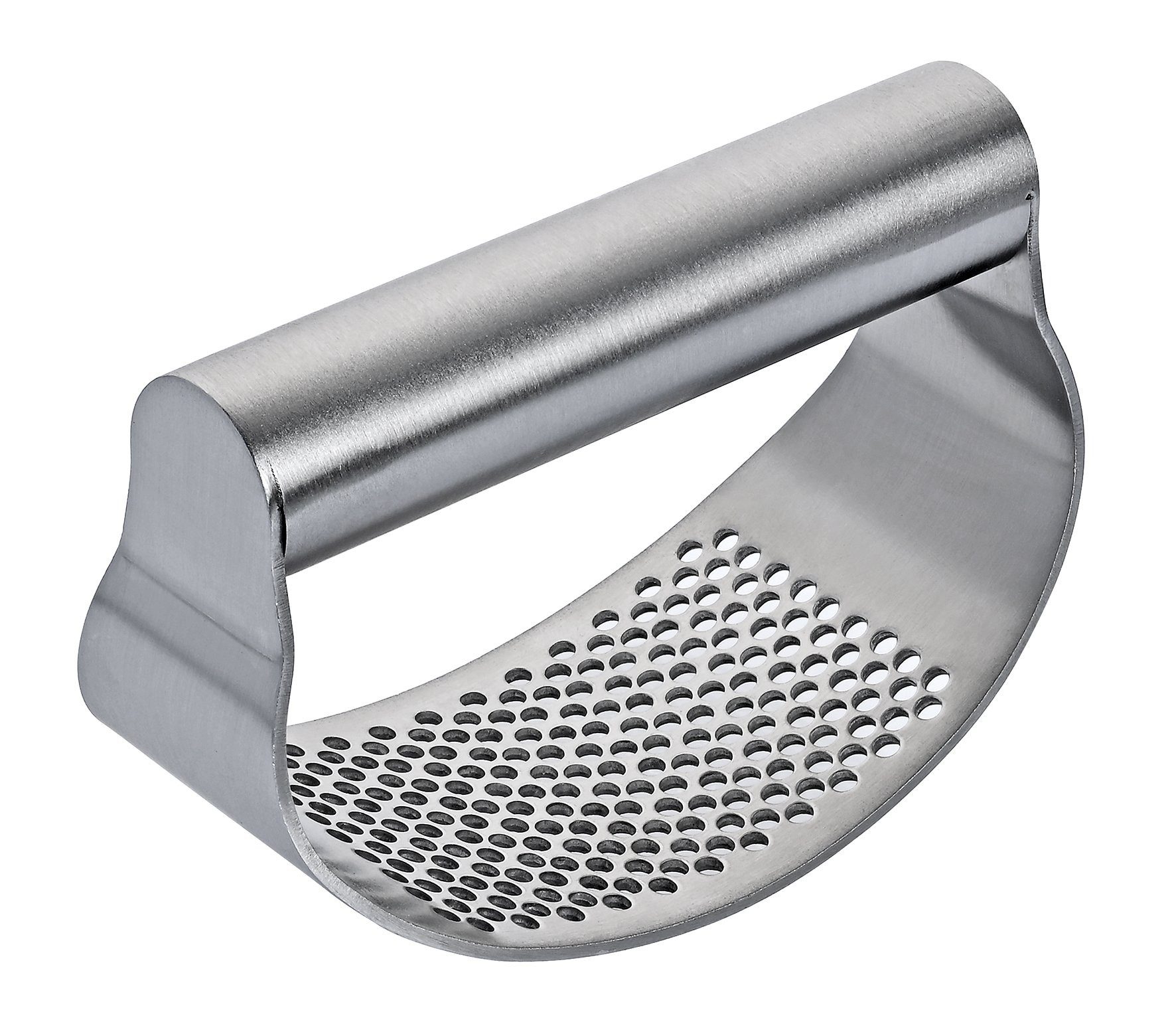 Küchenprofi Knoblauchpresse Knoblauchpresse SWING aus rostfreiem Edelstahl, Edelstahl