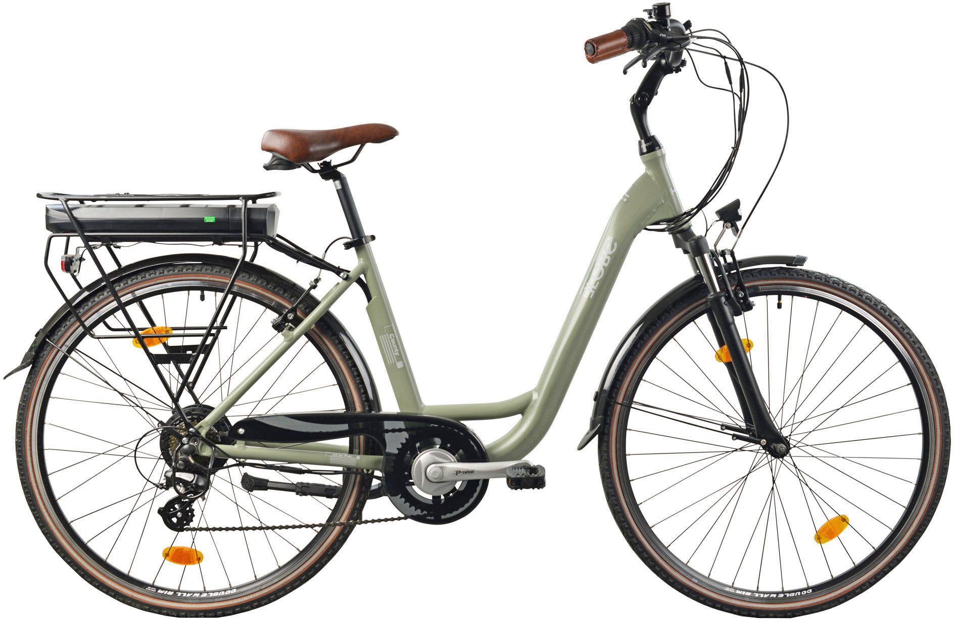 E-Bike Cityrad City E-Bike 28" County grün