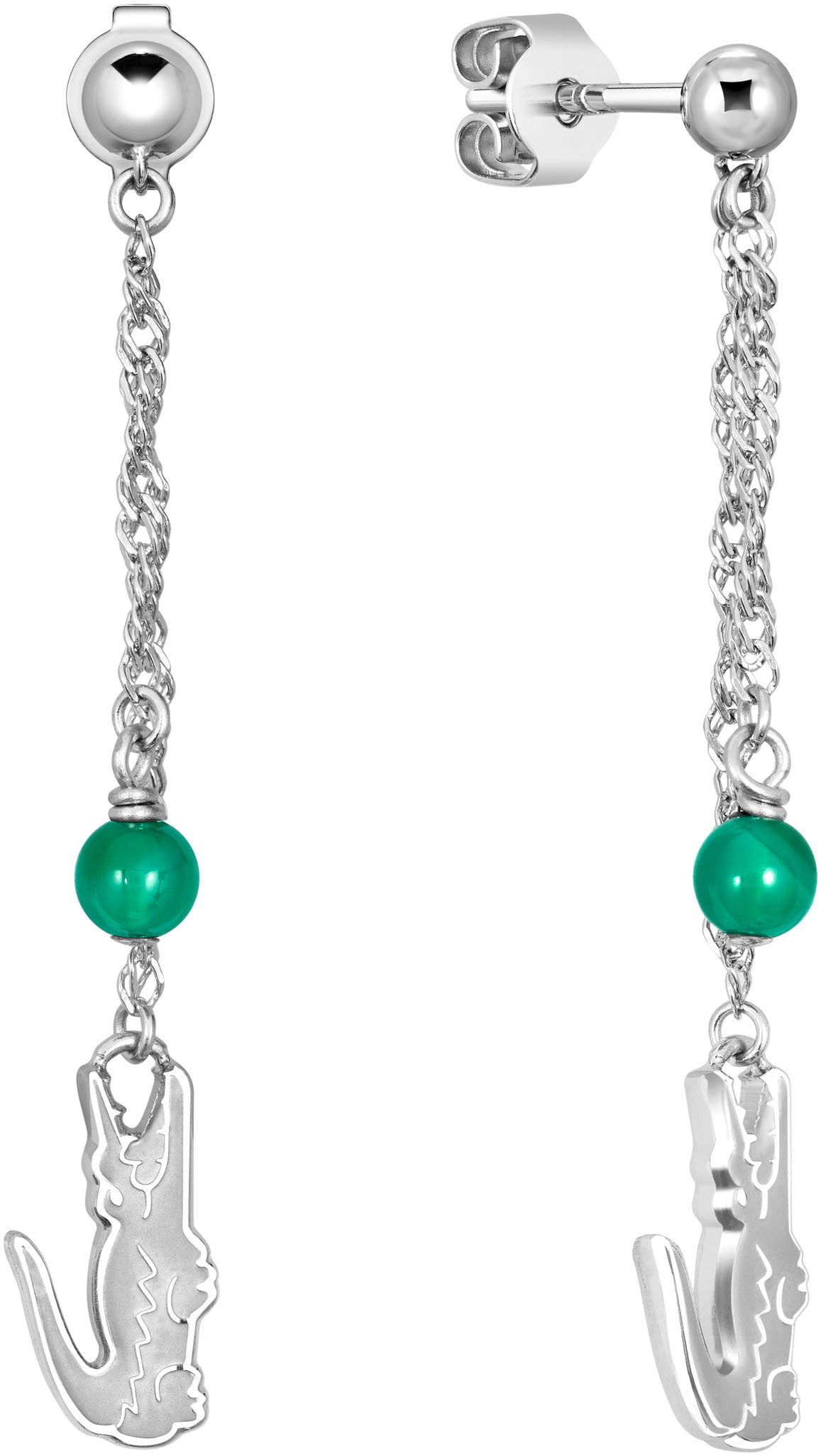 Lacoste Paar Ohrhänger DEVA, mit Agate oder Onyx