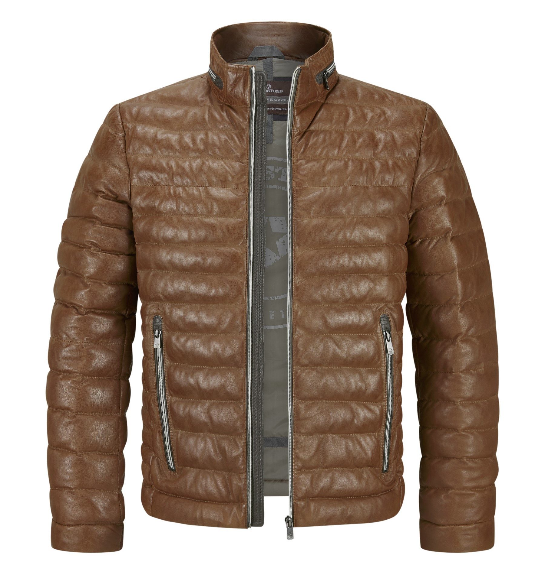 Milestone Lederjacke MSCortino Steppjacke aus Lammleder wetterbeständig günstig online kaufen