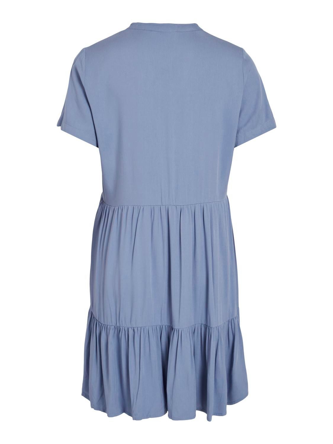 Vila Jerseykleid VIMOROSE V-NECK S/S DRESS/SU günstig online kaufen