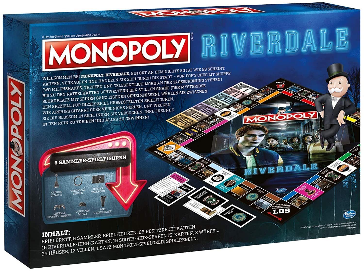 Winning Moves Spiel Monopoly Riverdale, Brettspiel