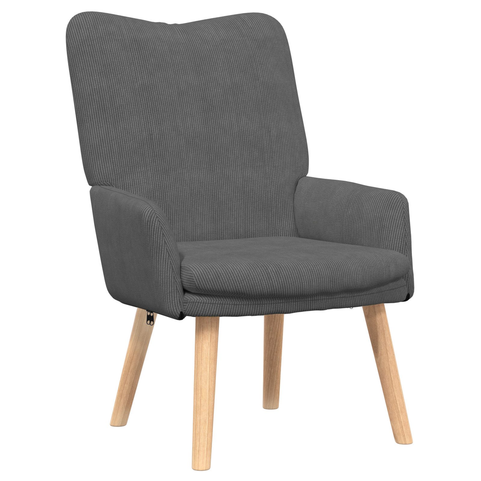 vidaXL Sessel Relaxsessel Dunkelgrau Cordstoff (1-St) günstig online kaufen