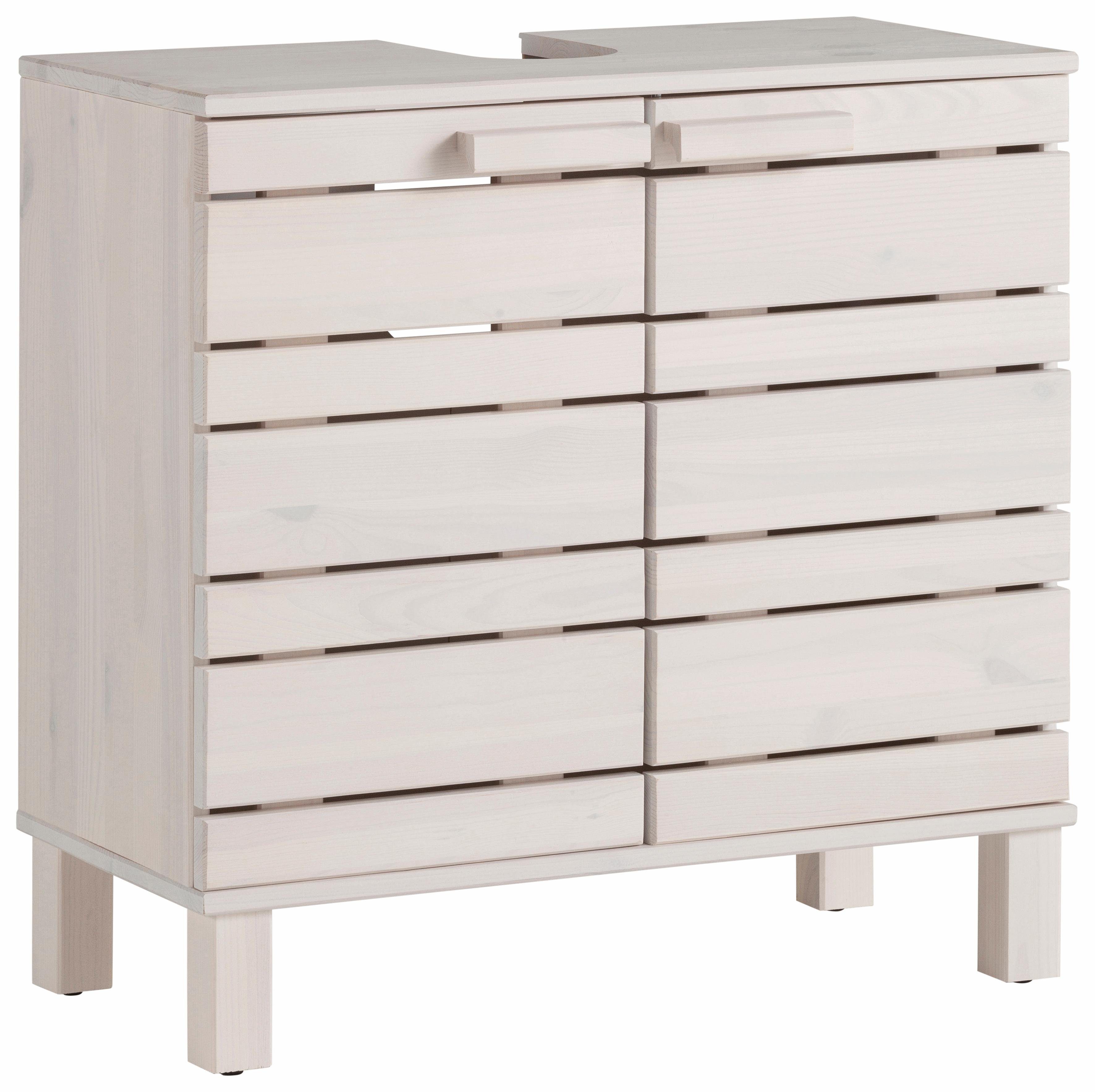 Home affaire Waschbeckenunterschrank »Jossy« aus Massivholz, Breite 60 cm-Otto