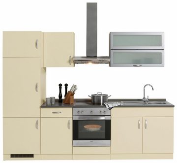 wiho Küchen Küchenzeile »Amrum«, mit E-Geräten, Breite 270 cm