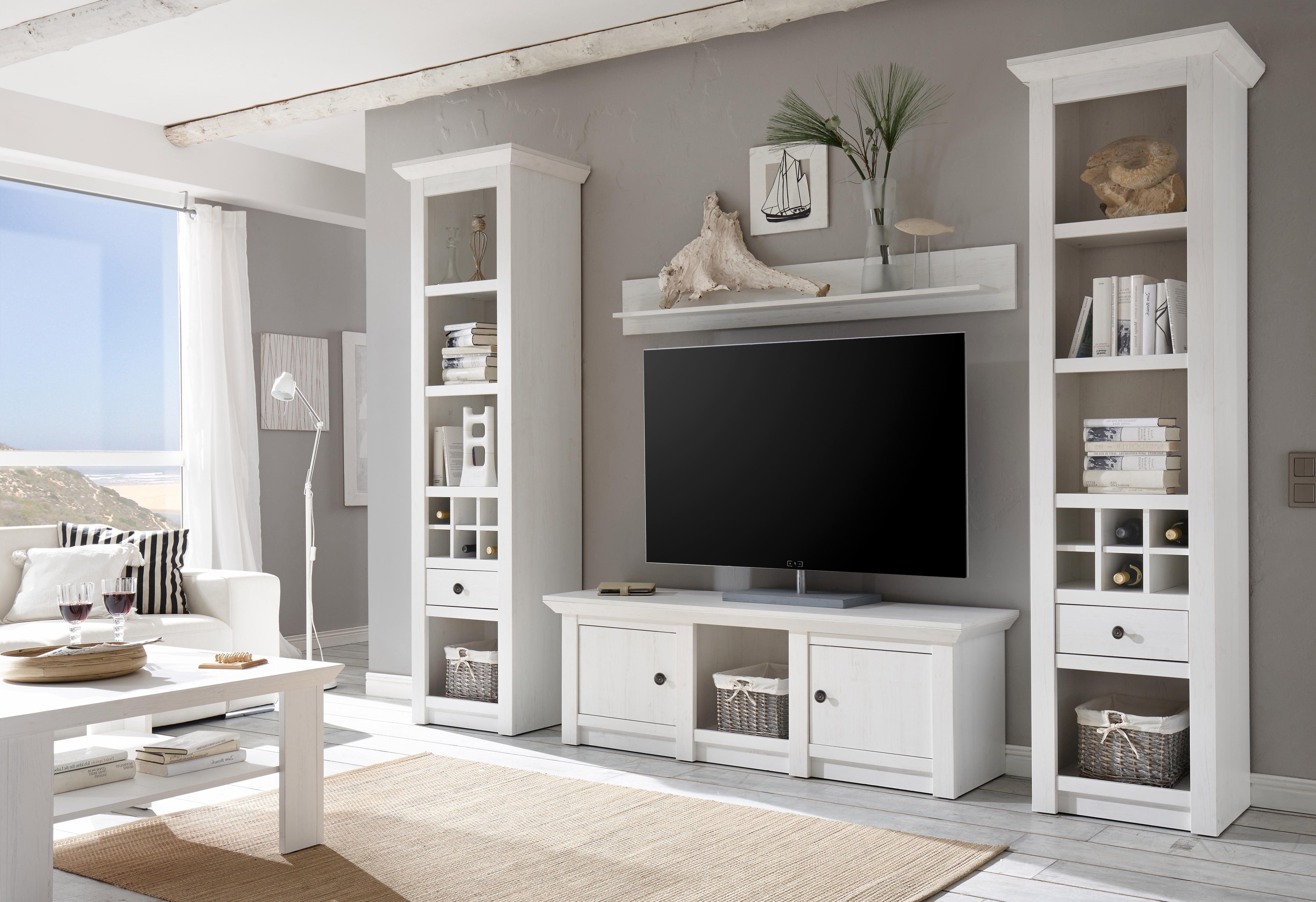 Home affaire Wohnwand »California« (4-tlg.: 2 Standregale ...
