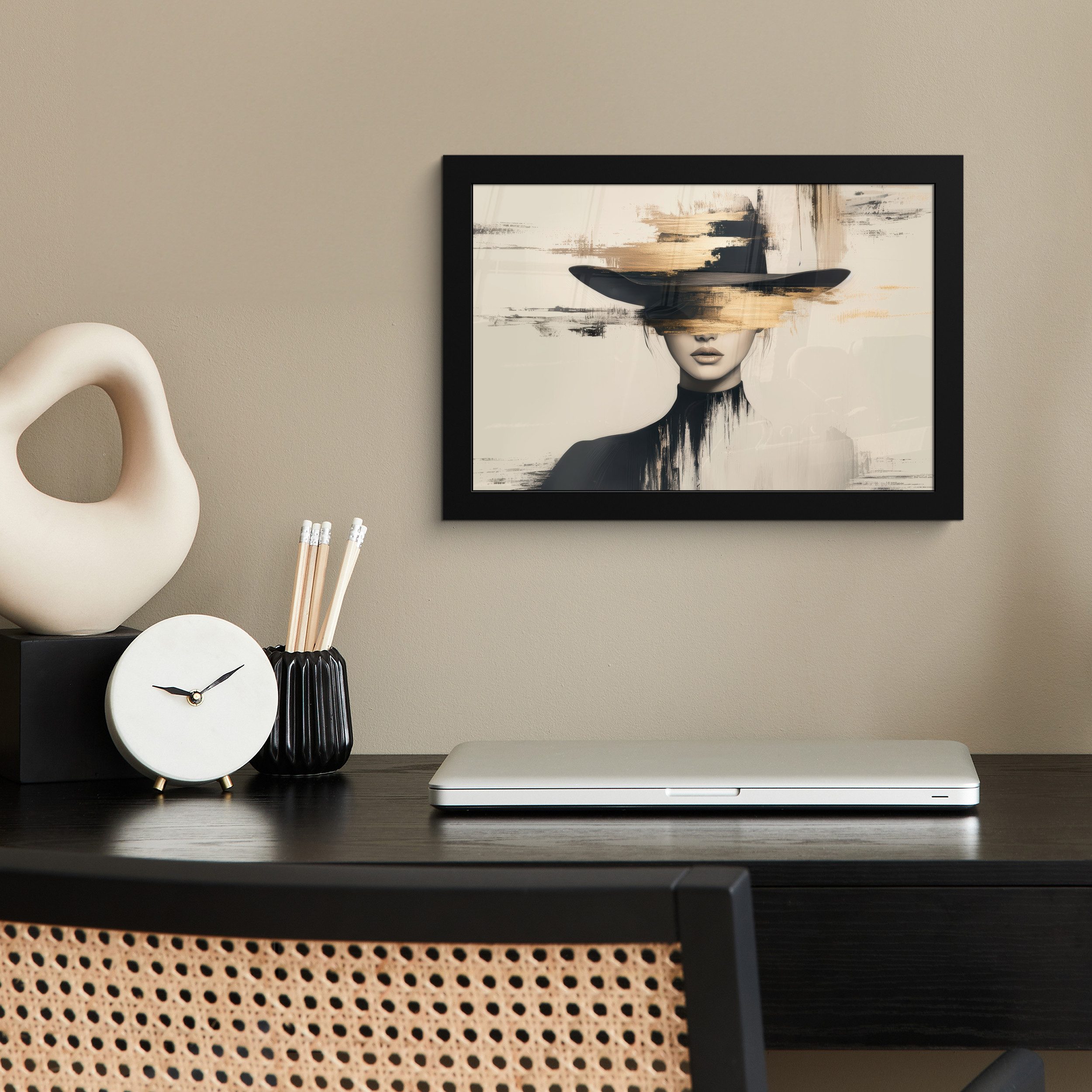 MuchoWow Poster Frau - Hut - günstig online kaufen