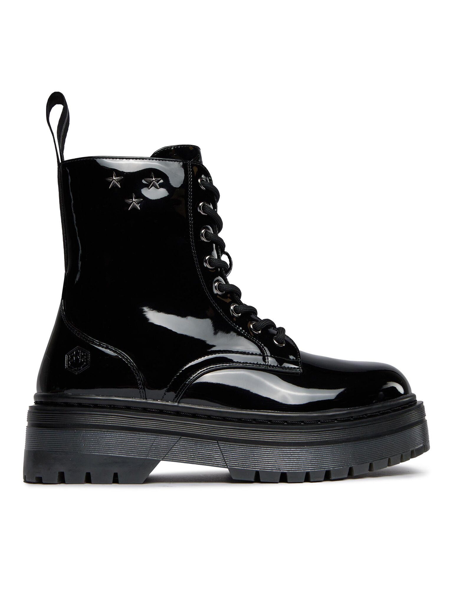 LUMBERJACK Schnürstiefeletten ELYSE SWC1501-003-S04 Black CB001 Schnürstiefel