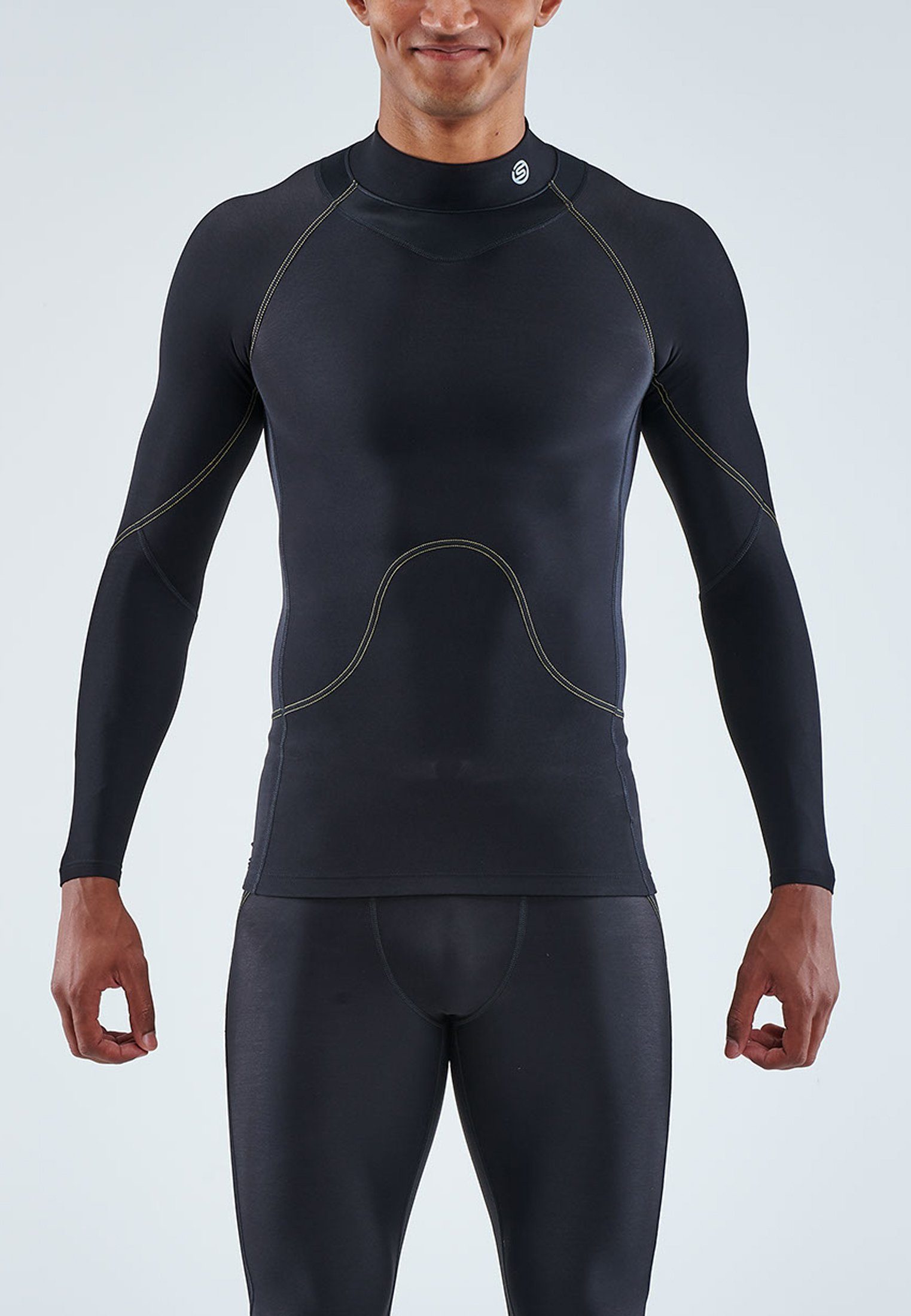 Skins Laufshirt S3 Thermal Longsleeve (1-tlg) black | Sportshirts