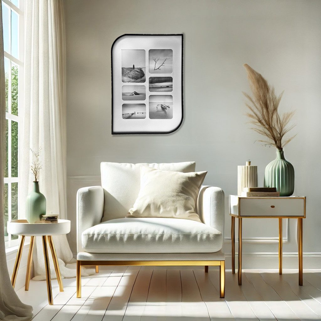 K&L Wall Art Bilderrahmen Collage Metall Bilderrahmen modern große Fotorahmen, Passe Partout Fotogallerie für die Wand – Bild 5 von 5