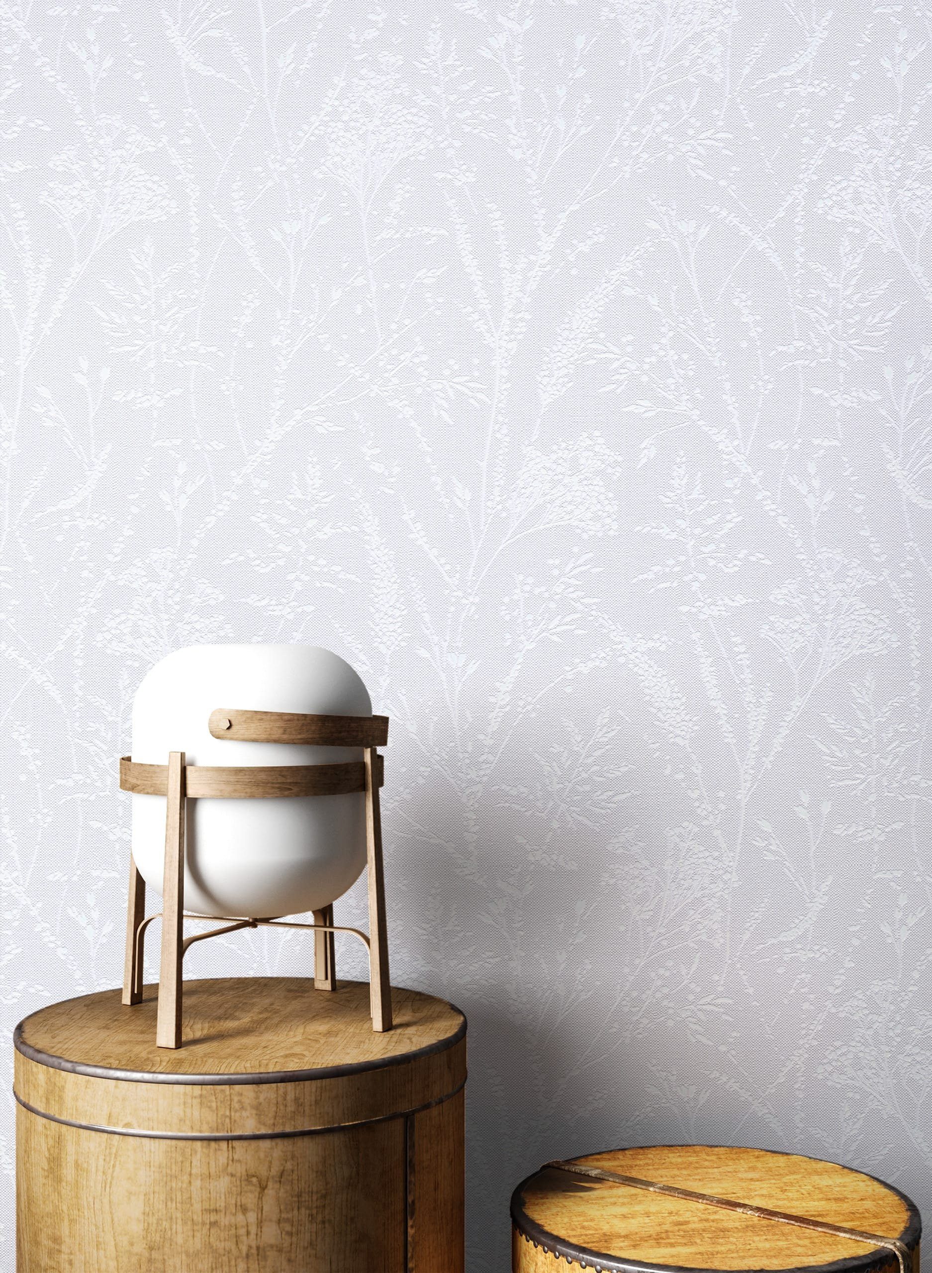 Newroom Vliestapete Äste Flieder Tapete Ästetapete Äste,Blätter,Blumen, Lila Tapete Floral Äste - Ästetapete Blumentapete Flieder Altrose Romantisch 3D Optik Blätter Blumen für Schlafzimmer Wohnzimmer Küche, Blumentapete