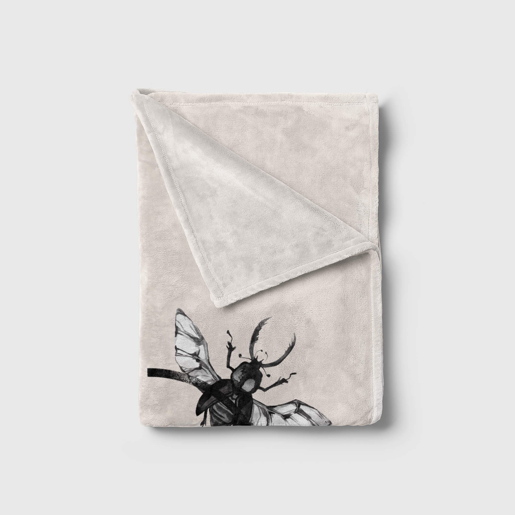 Kunstvoll Kuscheldecke Strandhandtuch Insekten Handtücher (1-St), Sinus Motiv, Handtuch Baumwolle-Polyester-Mix Saunatuch Handtuch Art