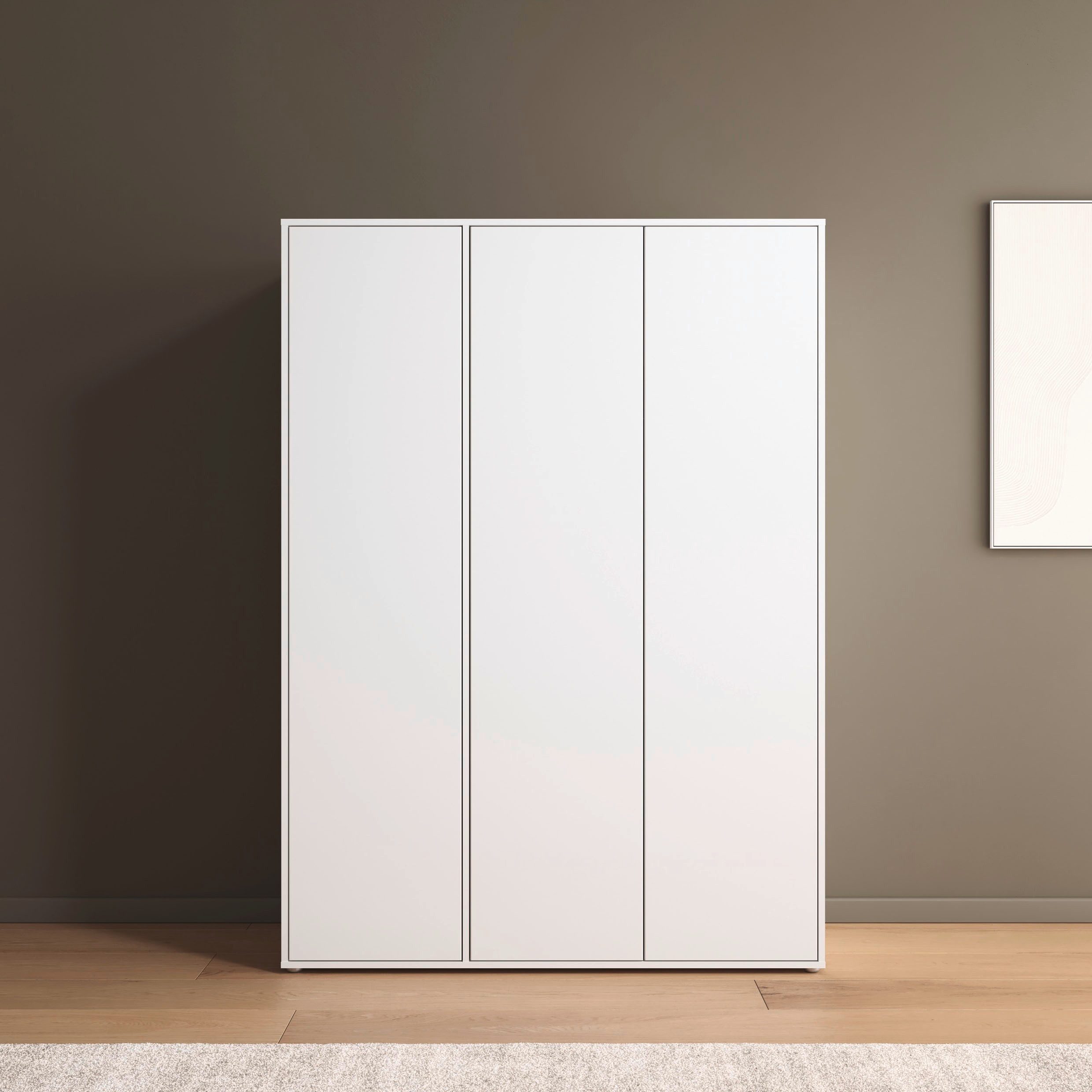 rauch Drehtürenschrank Kleiderschrank Schrank Garderobe Wäscheschrank NABILA viel Stauraum (in 3 verschiedenen Ausstattungen BASIC/CLASSIC/PREMIUM) in 2 Breiten mit Push-to-Open Funktion TOPSELLER MADE IN GERMANY