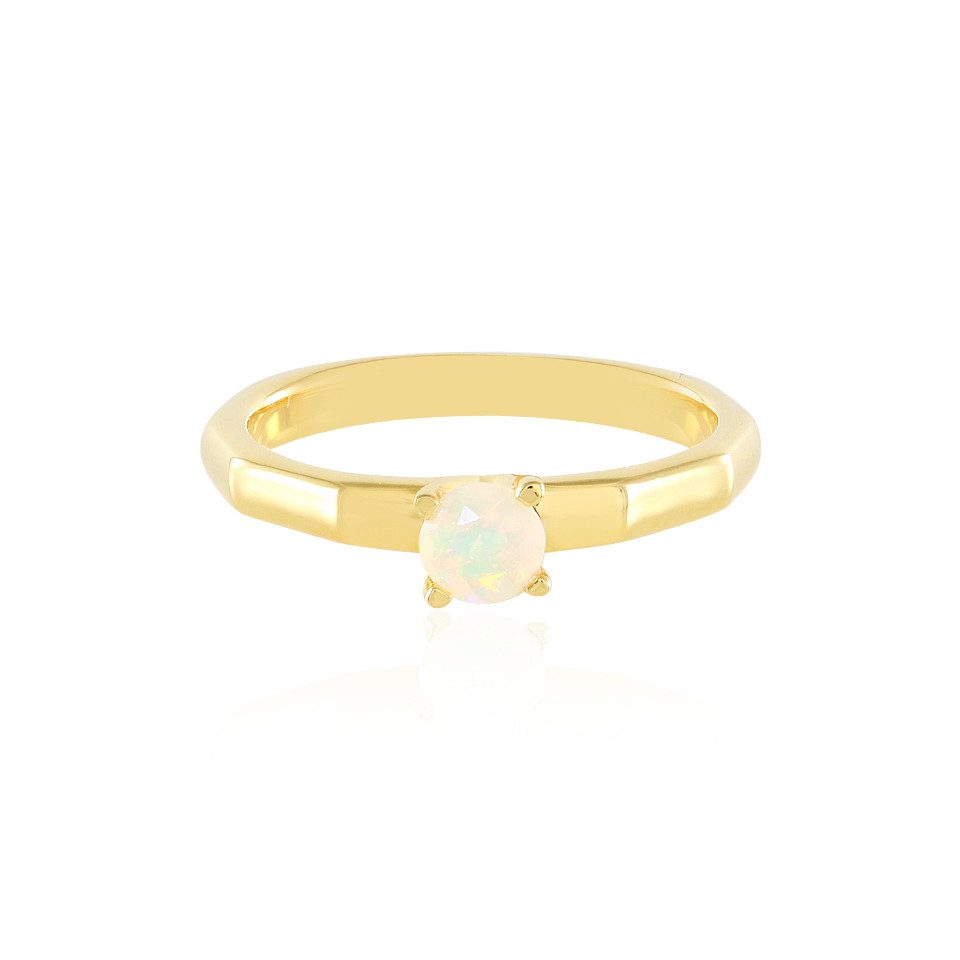 Cavill Silberring Äthiopischer Welo-Opal Goldplattierter Silberring, günstig online kaufen