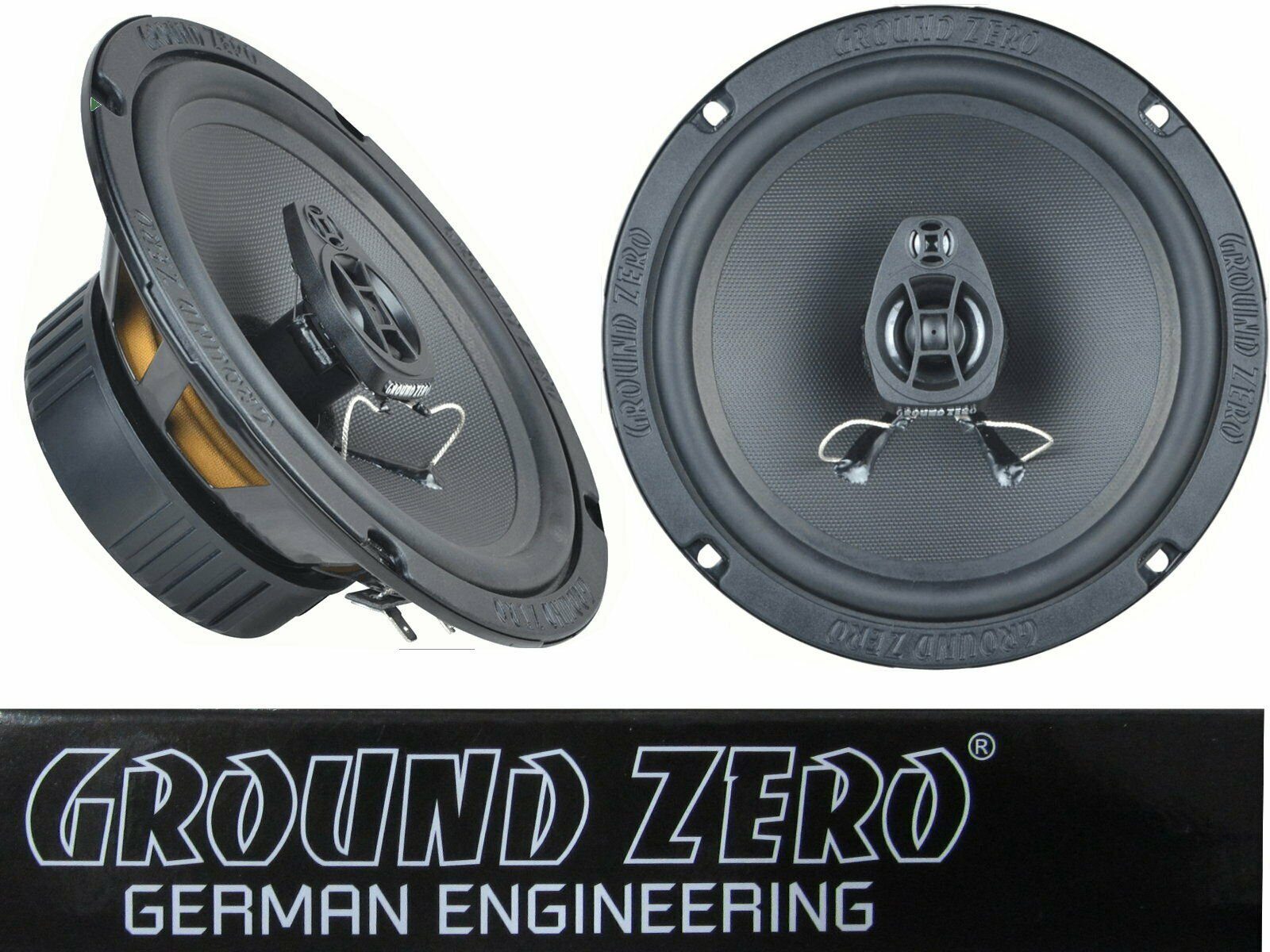 DSX Ground Zero Set für VW Golf 6 BJ 08-13 Tür Vorn Hinten 480 W Bügel Auto-Lautsprecher (160 W)