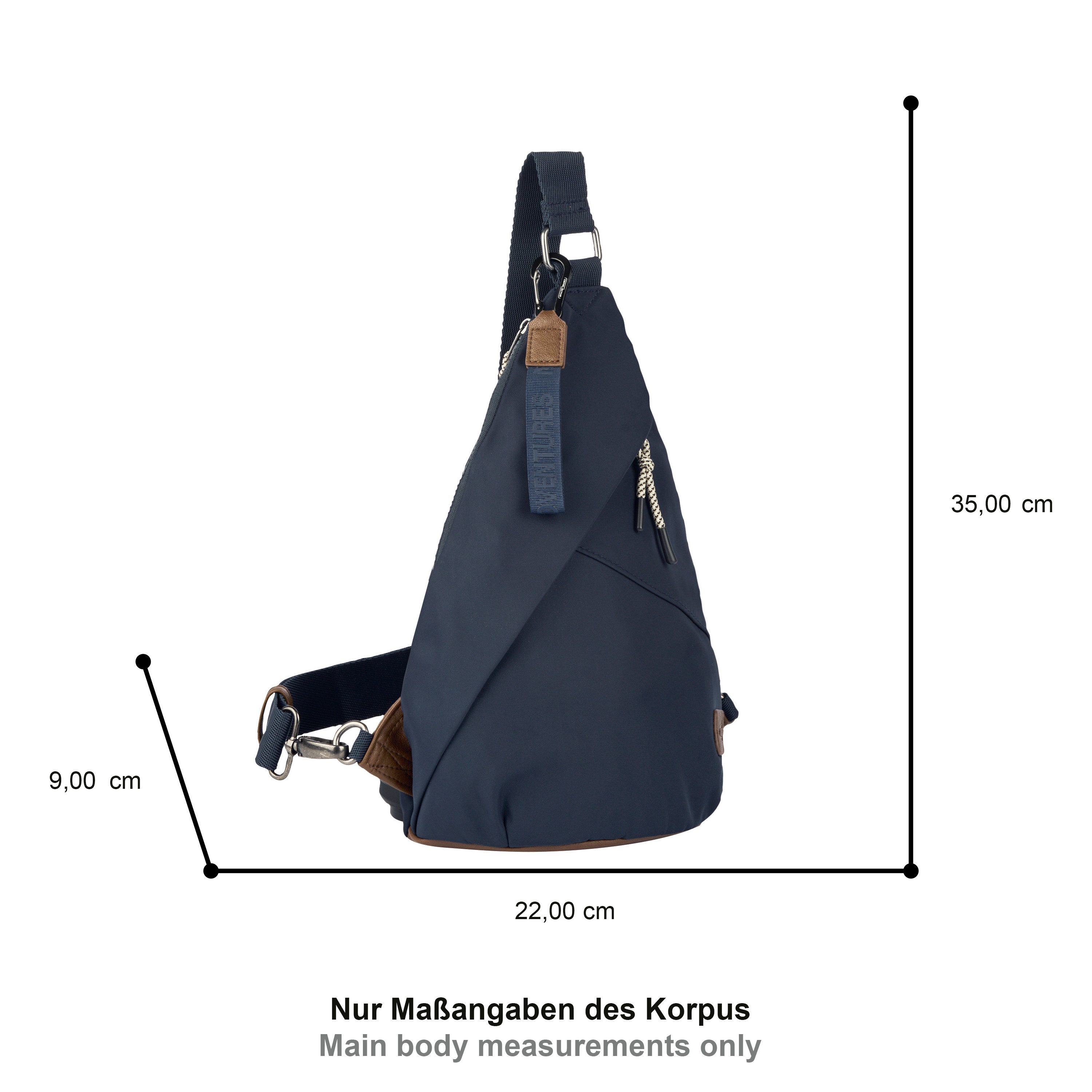 camel active Cityrucksack Aurum (2-tlg), Damen Freizeitrucksack, leicht & mit feinen Details
