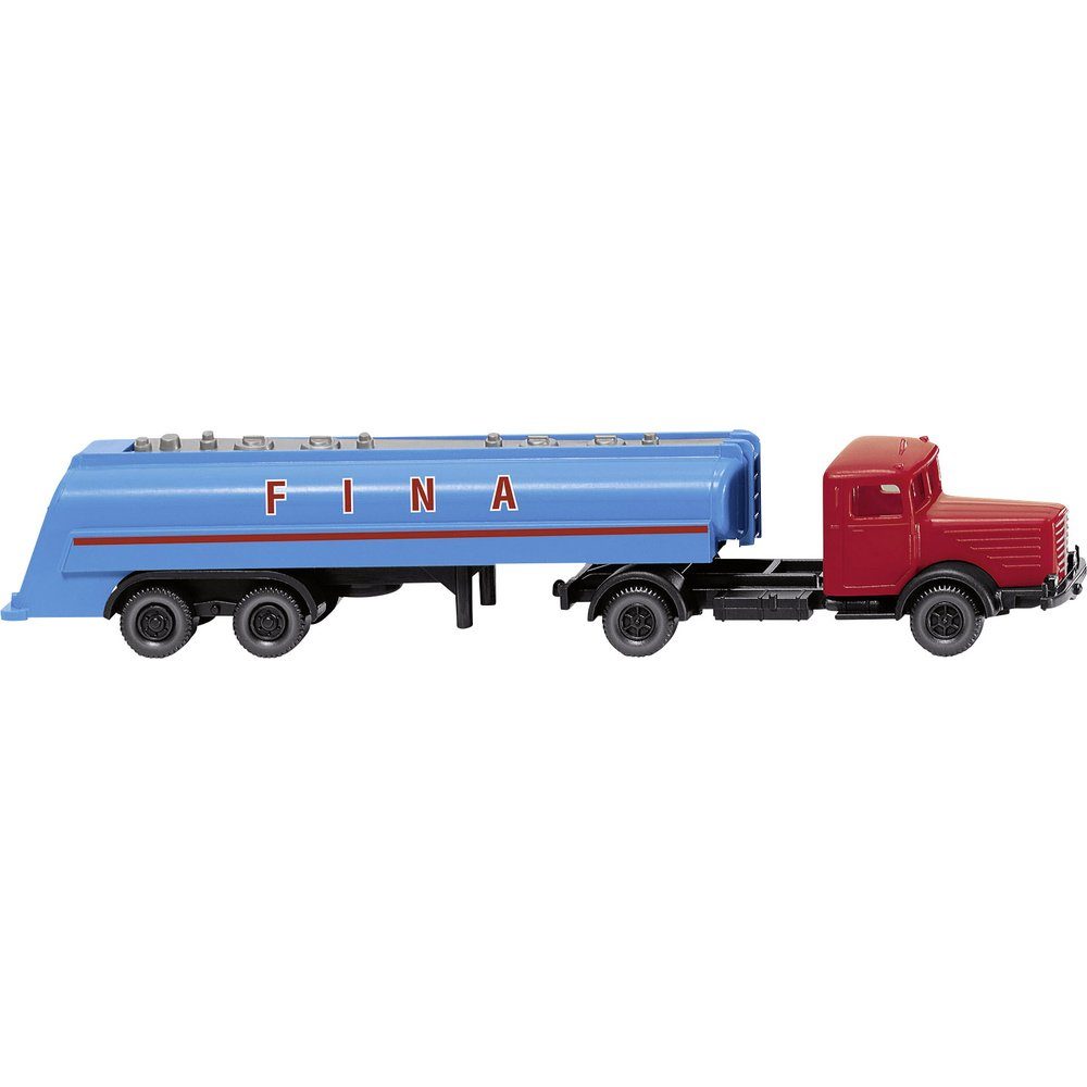 Modelleisenbahn-Straße Wiking 098242 N LKW Modell Büssing 8000 Tanksattelzug