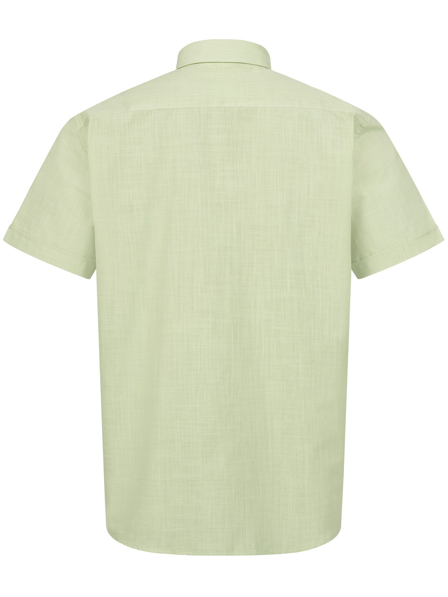 Indumentum Kurzarmhemd Herren Hemd Kurzarm Hemd Leinen-Optik