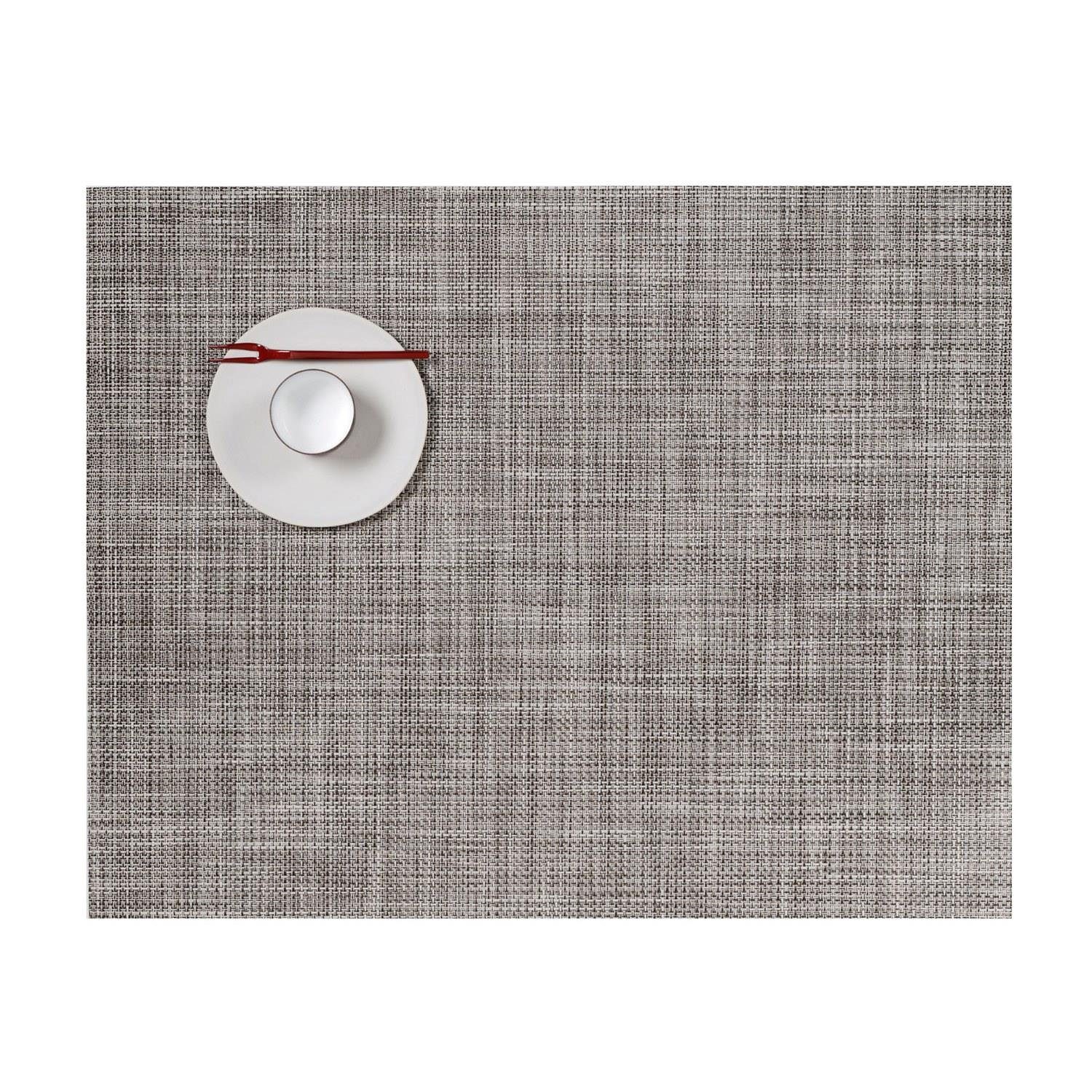 Chilewich Platzset Mini Basketweave Rectangle Gravel, (1-St)