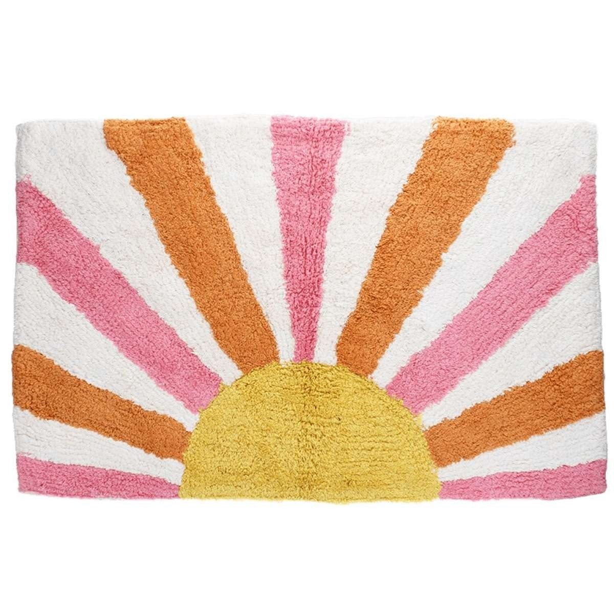 Rex London Badematte Badmatte 80x50cm buntes Motiv Badvorleger, Baumwolle günstig online kaufen