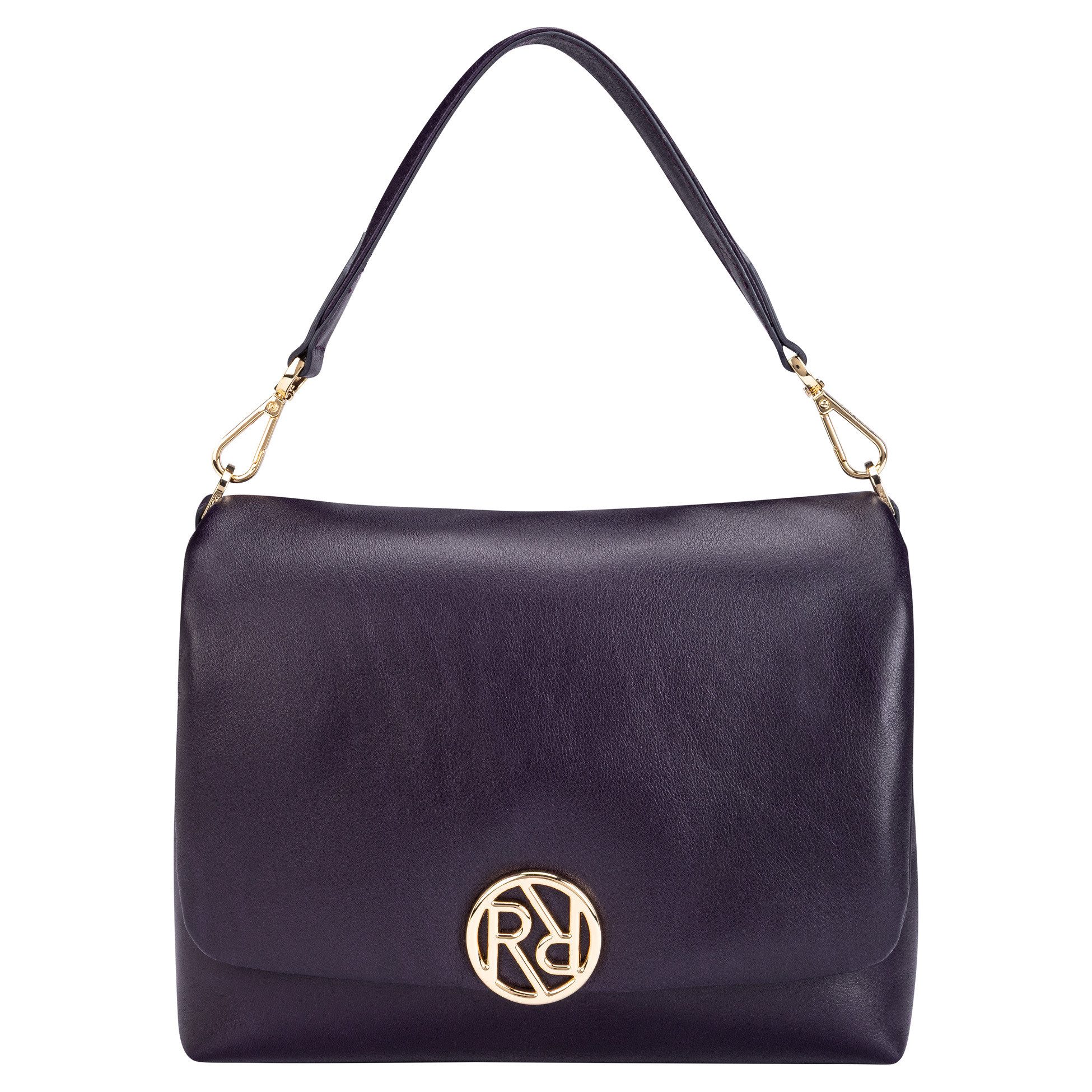 Roeckl Handtasche SOHO SMALL SOFT, Handtasche aus Leder mit Logo Emblem