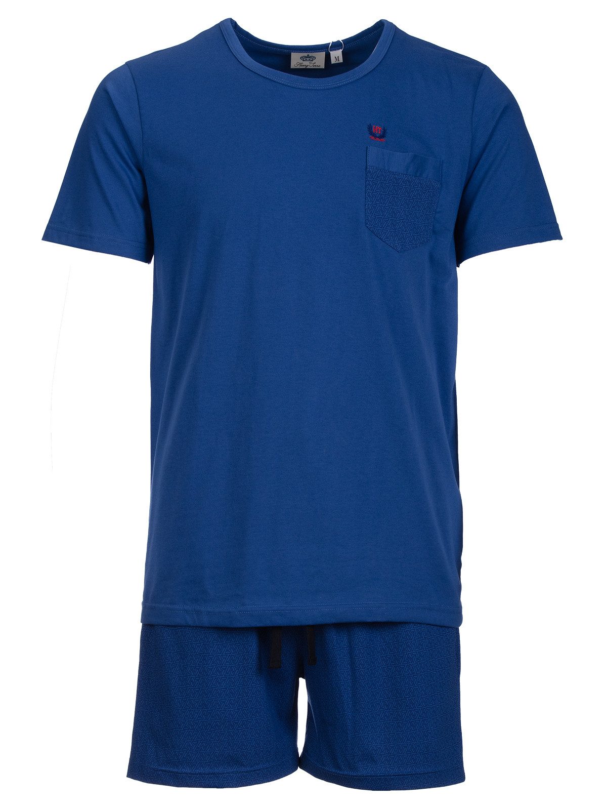 Henry Terre Shorty Paul Dreieck Print Pyjama Set Kurz - Design Shorts – Bild 3 von 5