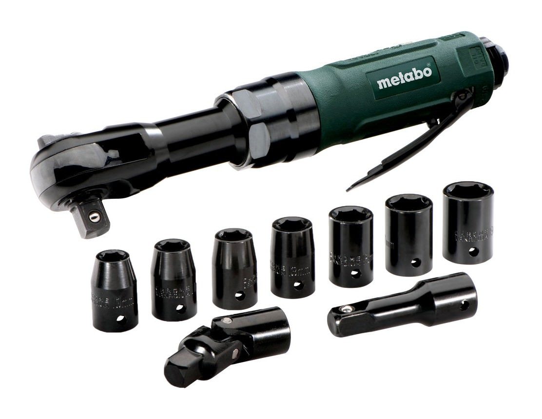 metabo Druckluft-Ratschenschrauber DRS 68 Set, 175 U/min, 1/2"