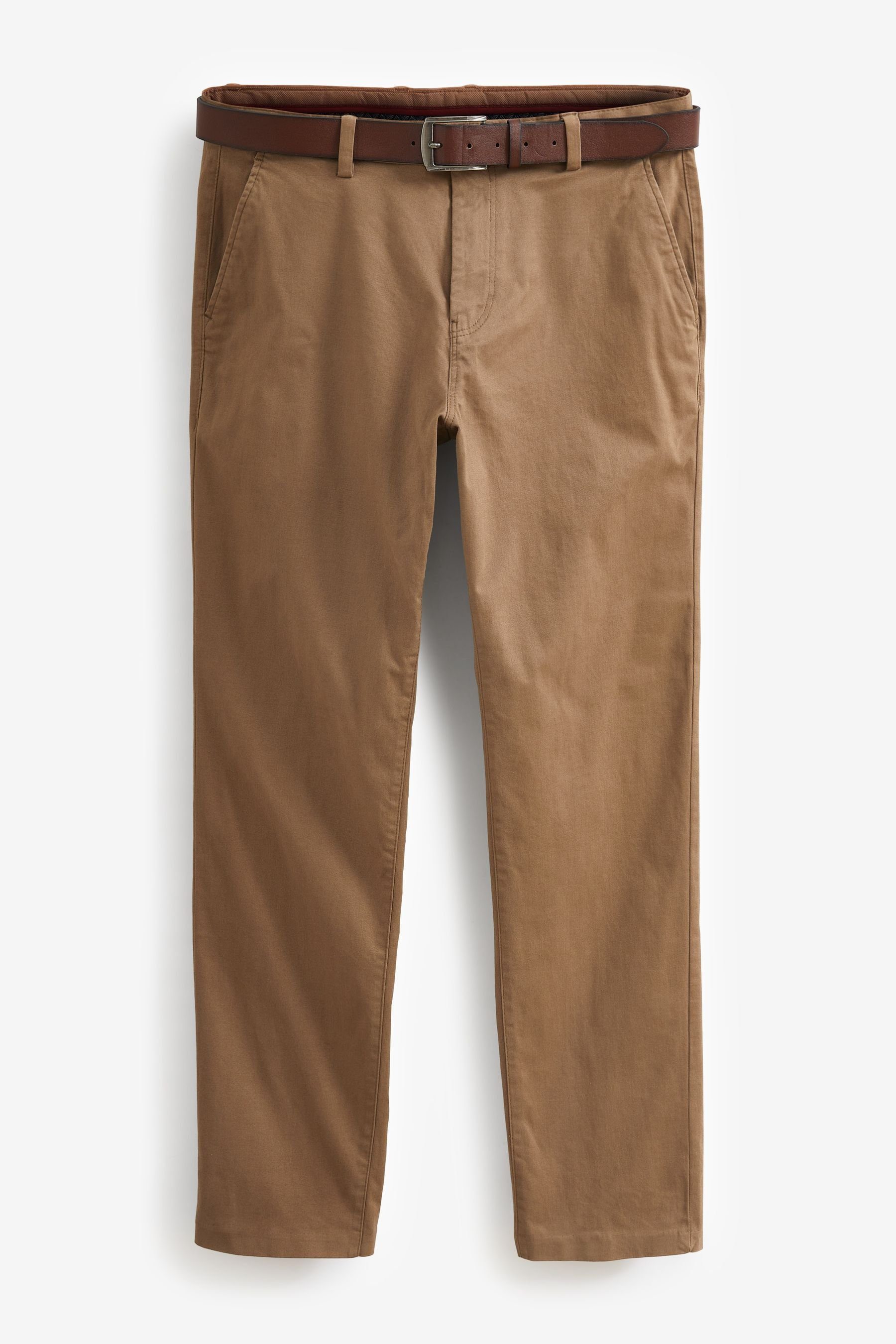 Next Chinohose Weiche Chinohosen mit Gürtel günstig online kaufen
