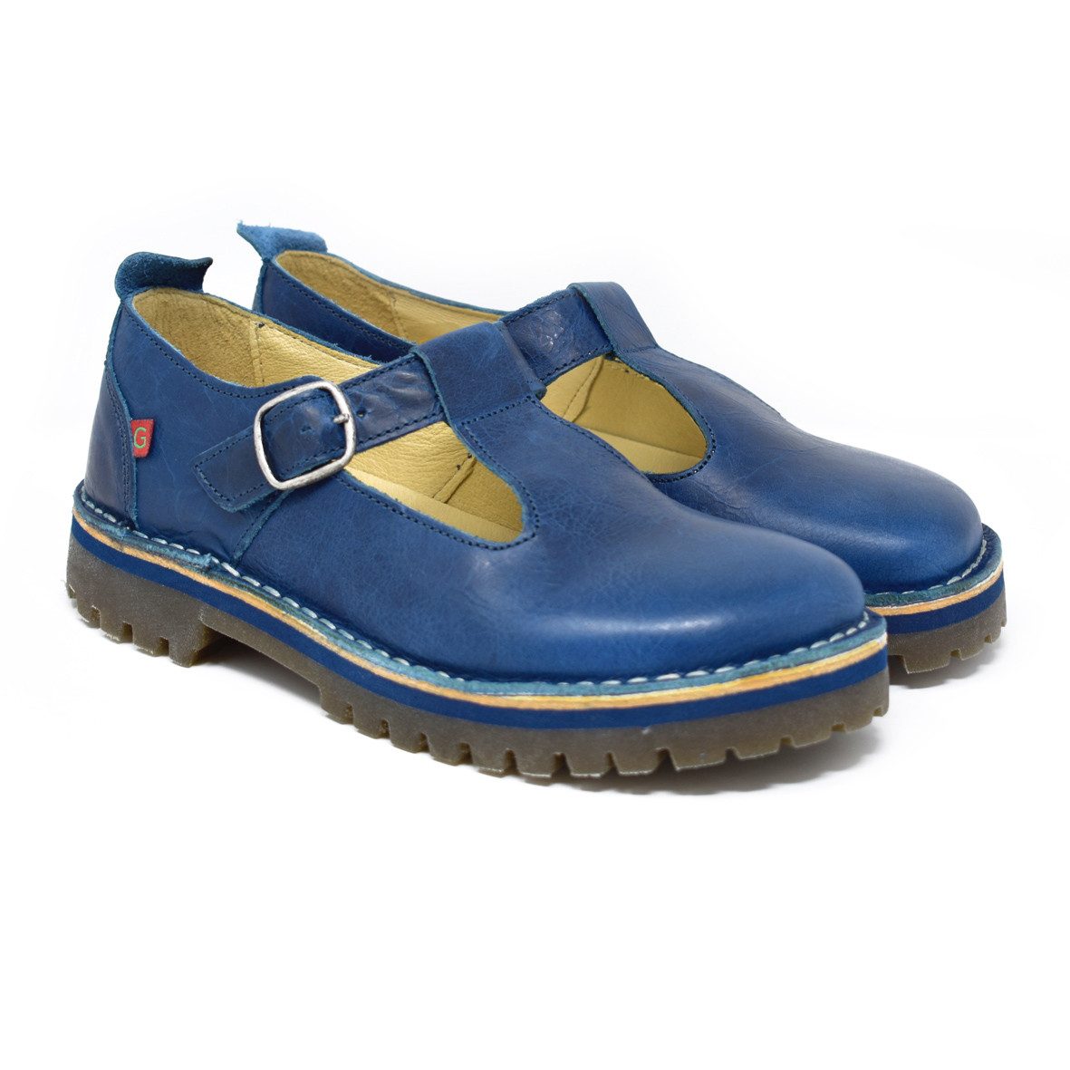 GRÜNBEIN Spangen-Ballerinas Paula Naturform Ballerina