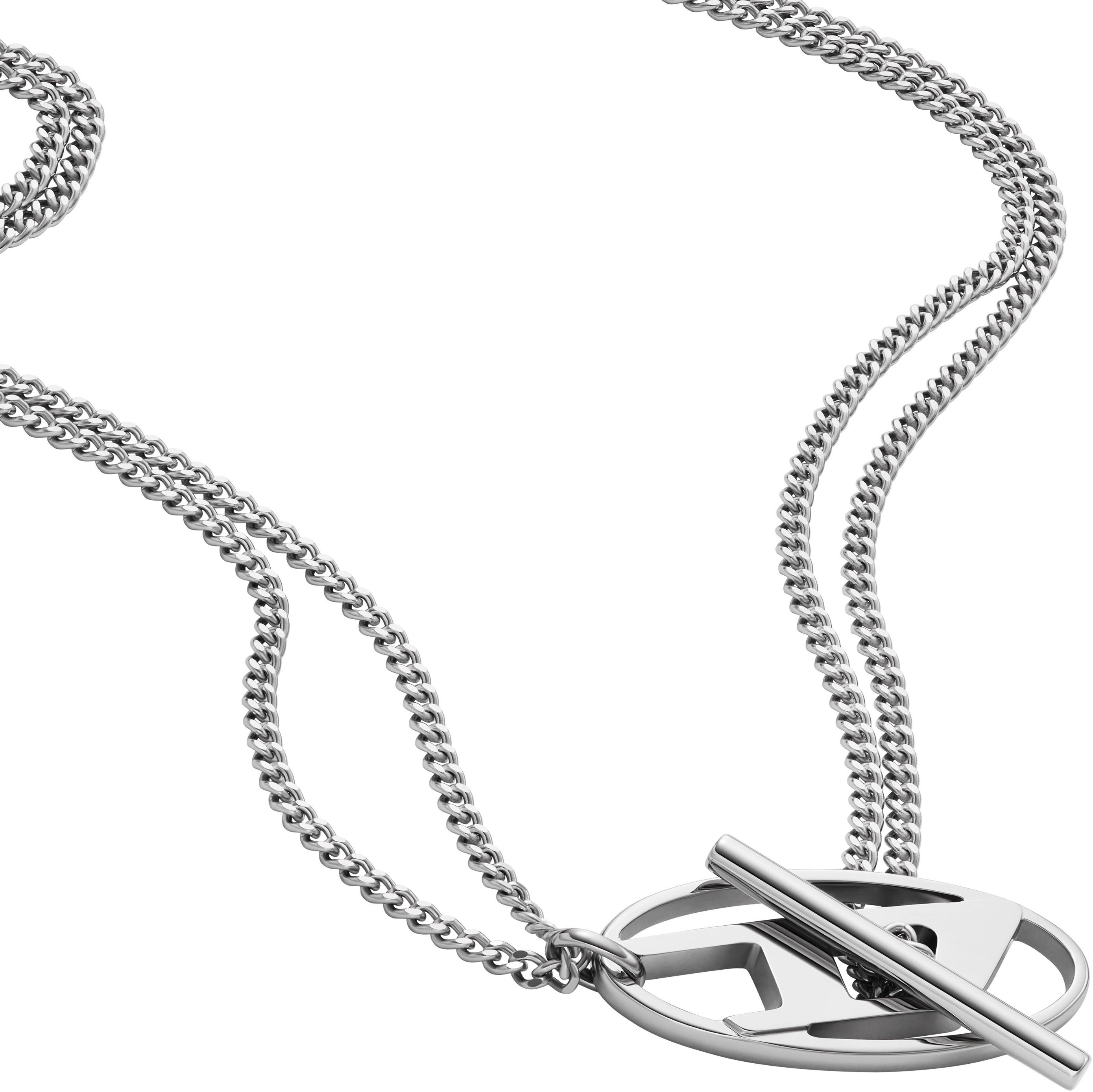 Diesel Kette mit Anhänger Schmuck Geschenk Edelstahl Halsschmuck Halskette
