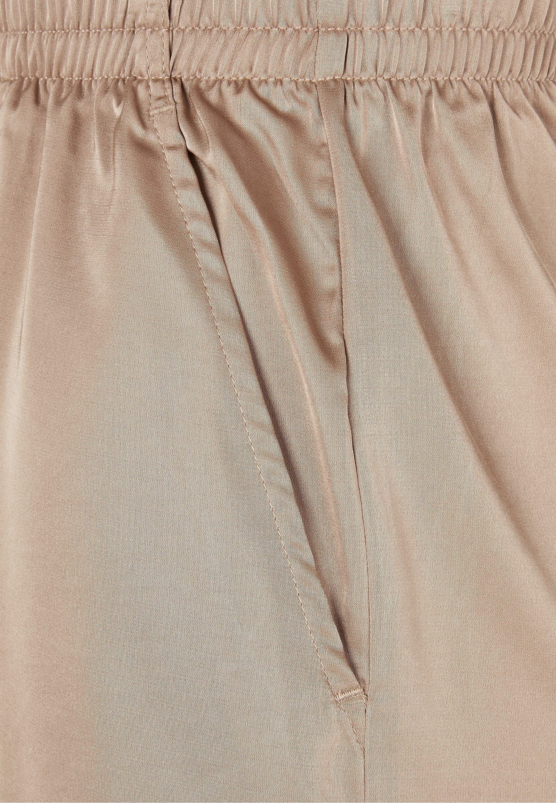 URBAN CLASSICS Stoffhose Urban Classics Damen Ladies Satin Wide Leg Pants (1-tlg)