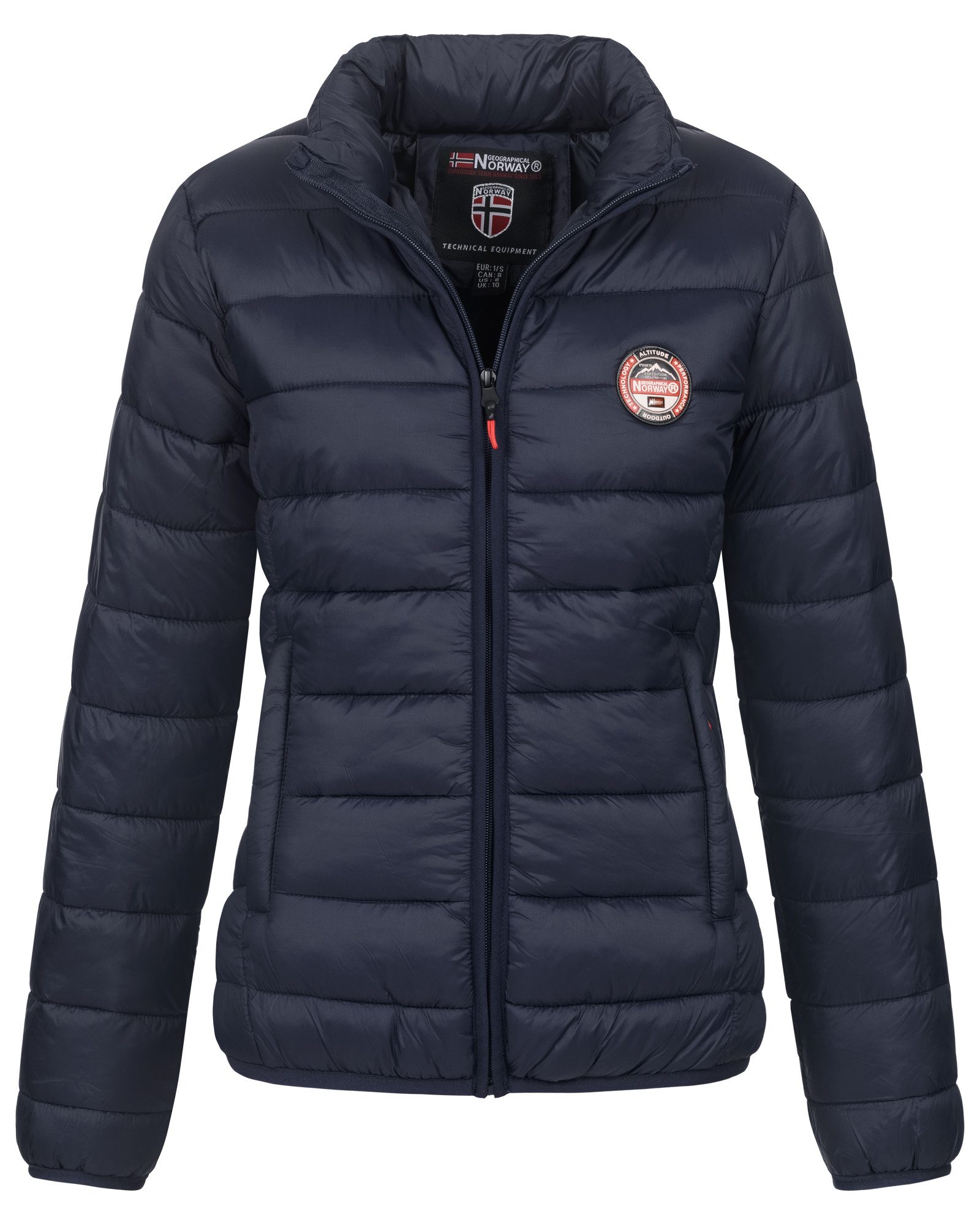 Geographical Norway Steppjacke Damen Übergangsjacke Steppjacke Outdoor Frühlingsjacke leicht Jacke