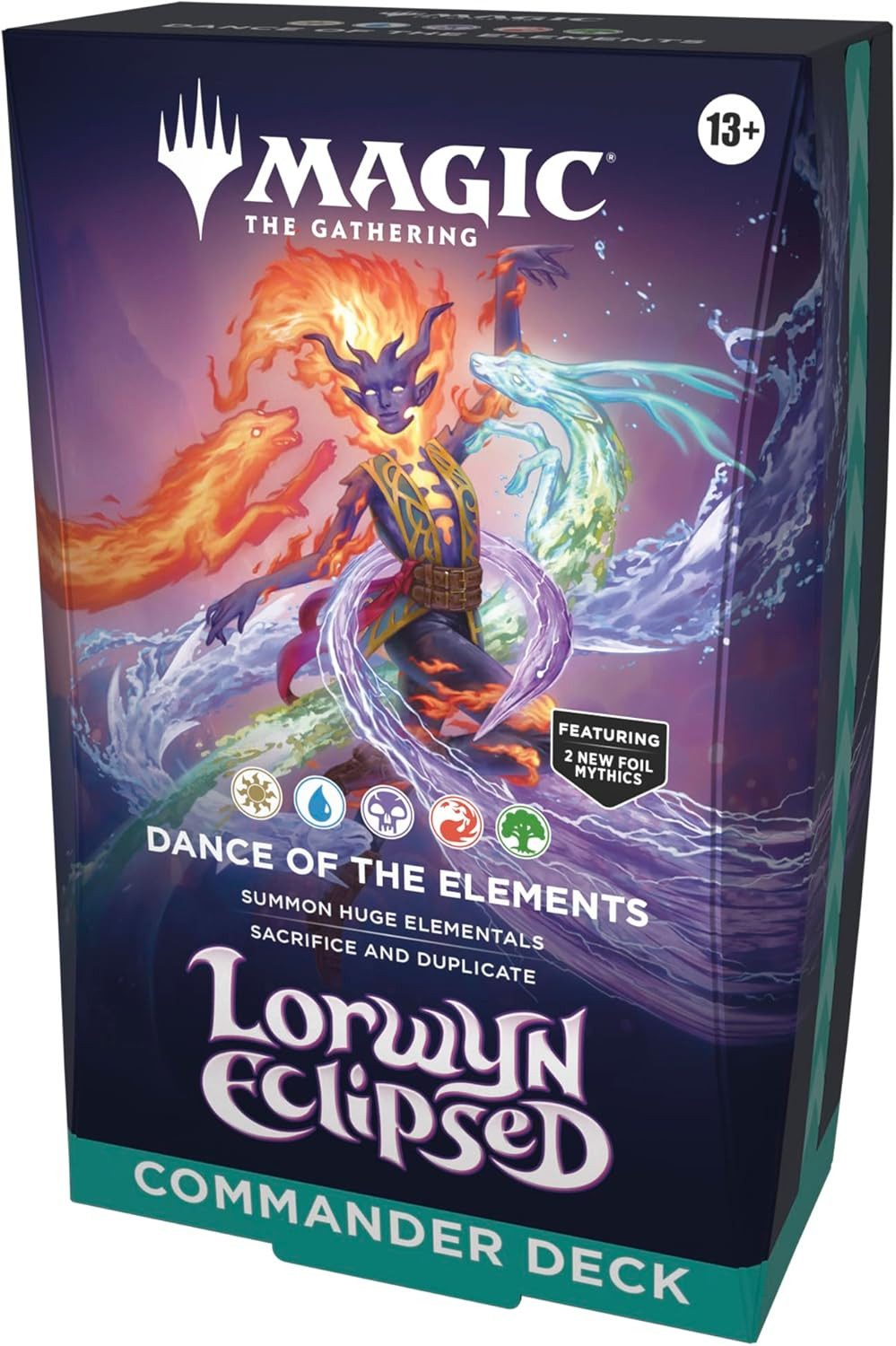 Magic the Gathering Sammelkarte Lorwyn Eclipsed Commander Deck Set Englisch, Includes Blight Curse and Dance of the Elements