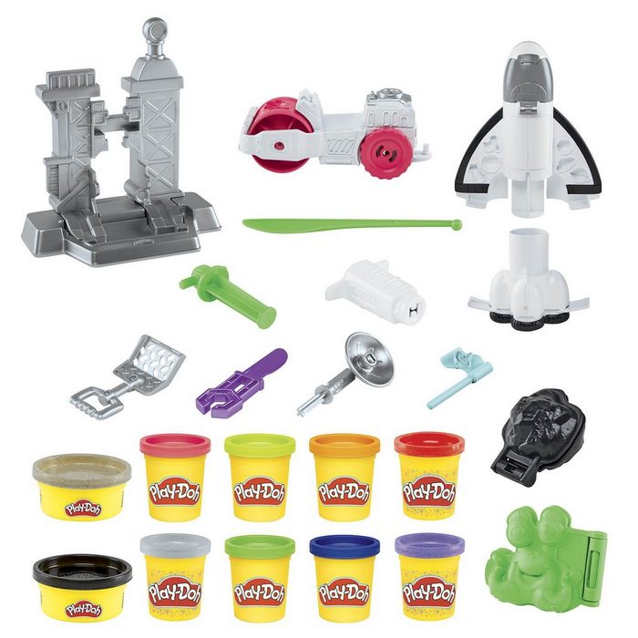 Knete Play-Doh Knete Raketen Set Spaceship Knetwerkzeug