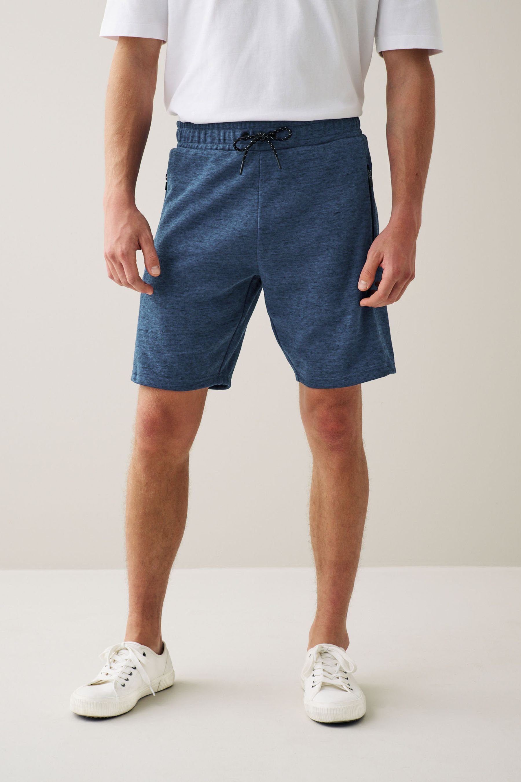 Sweatshorts Blue Next Jersey-Shorts mit Reißverschlusstaschen (1-tlg)